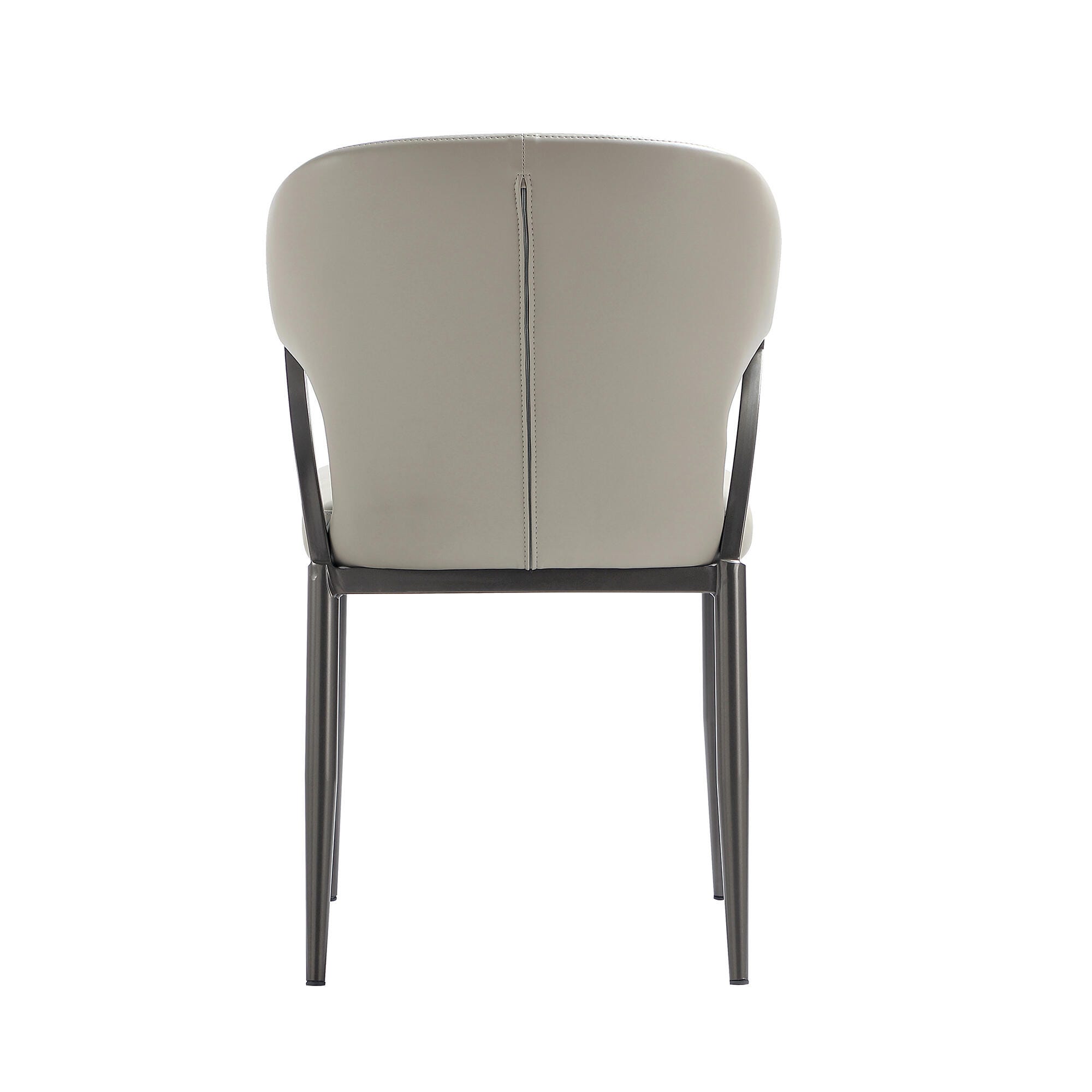 Manhattan Comfort Kirsten Dining Chair (Set of 2), Light Gray, large