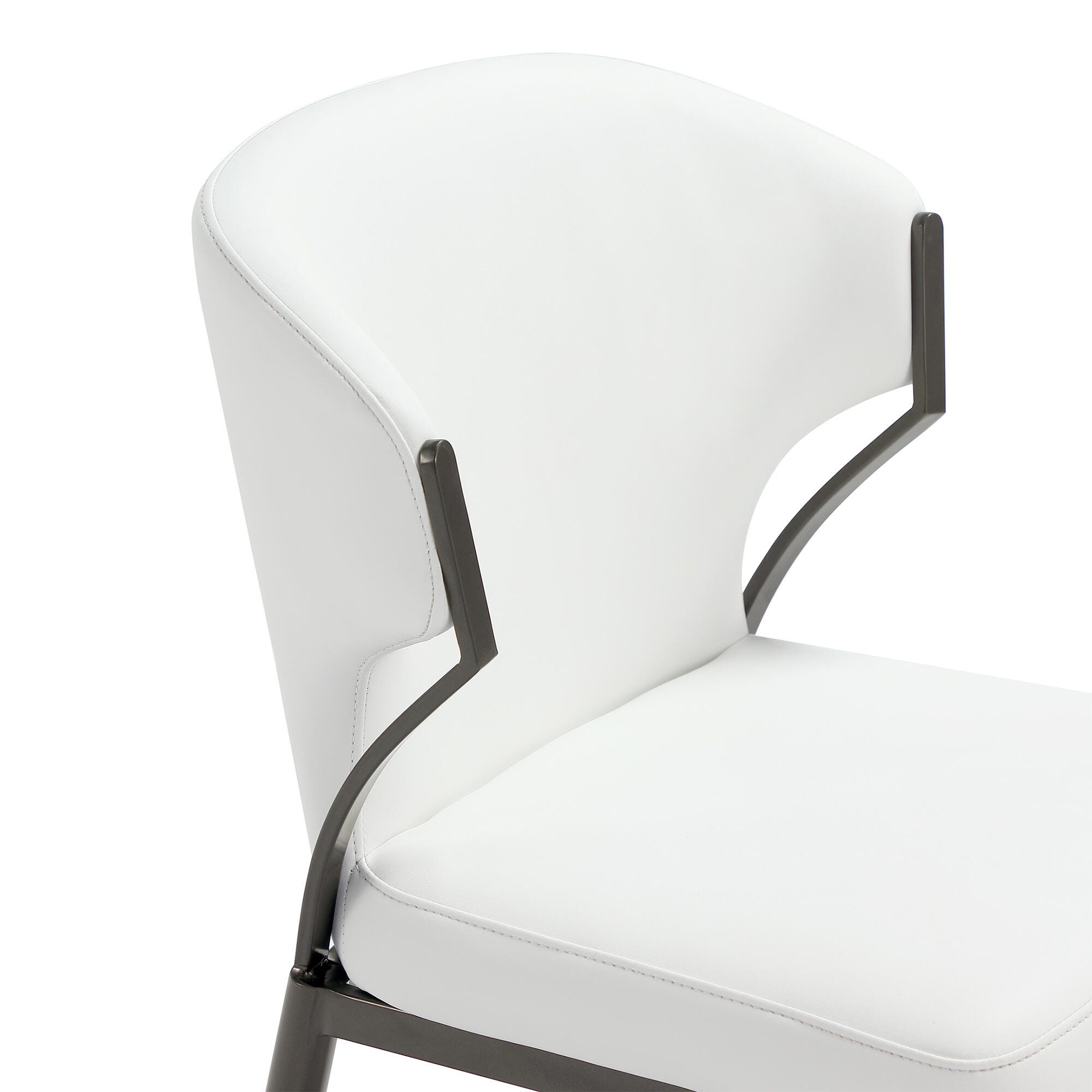 Manhattan Comfort Kirsten Dining Chair (Set of 2), White, large