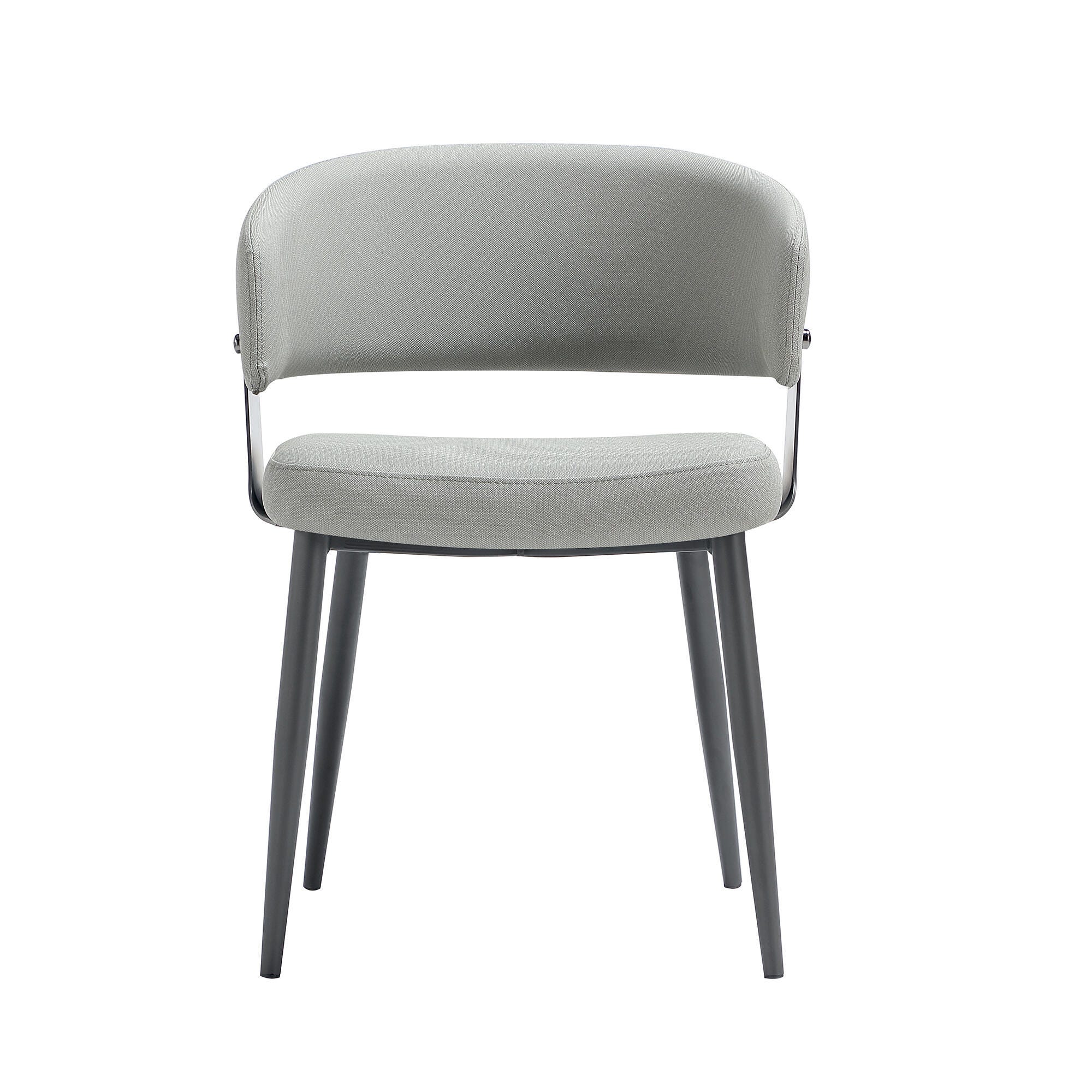 Manhattan Comfort Luce Dining Chair, Stone Gray, large