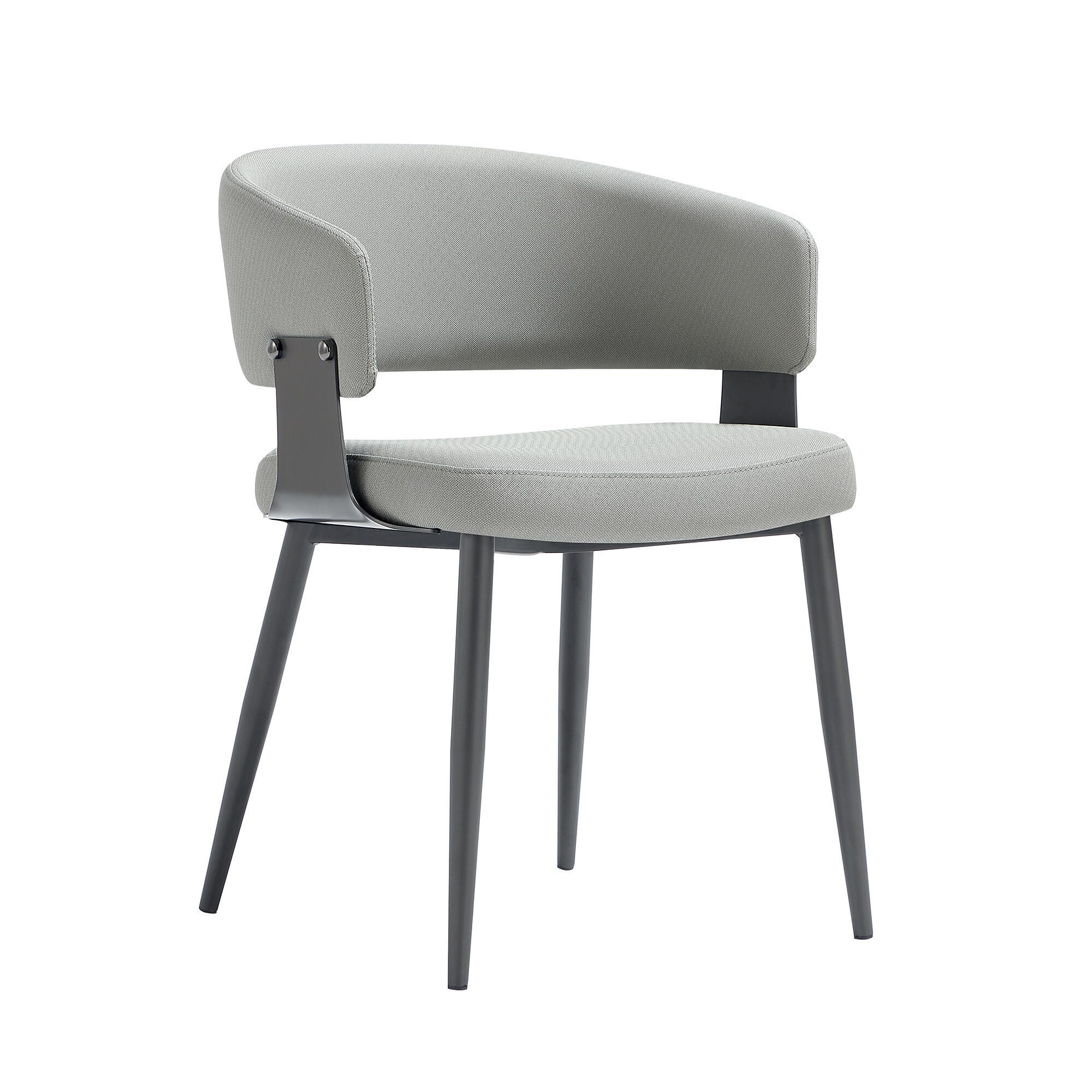 Manhattan Comfort Luce Dining Chair, Stone Gray, large