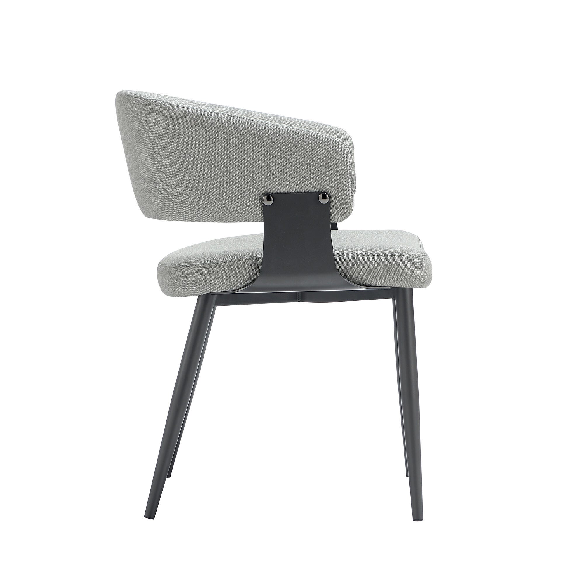 Manhattan Comfort Luce Dining Chair, Stone Gray, large