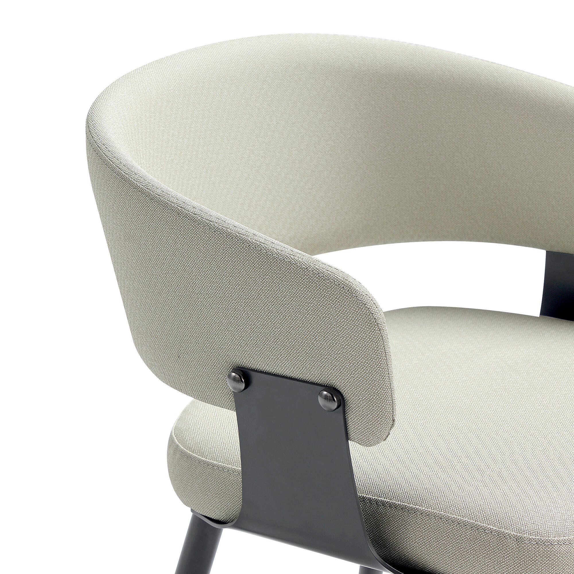 Manhattan Comfort Luce Dining Chair, Oatmeal, large