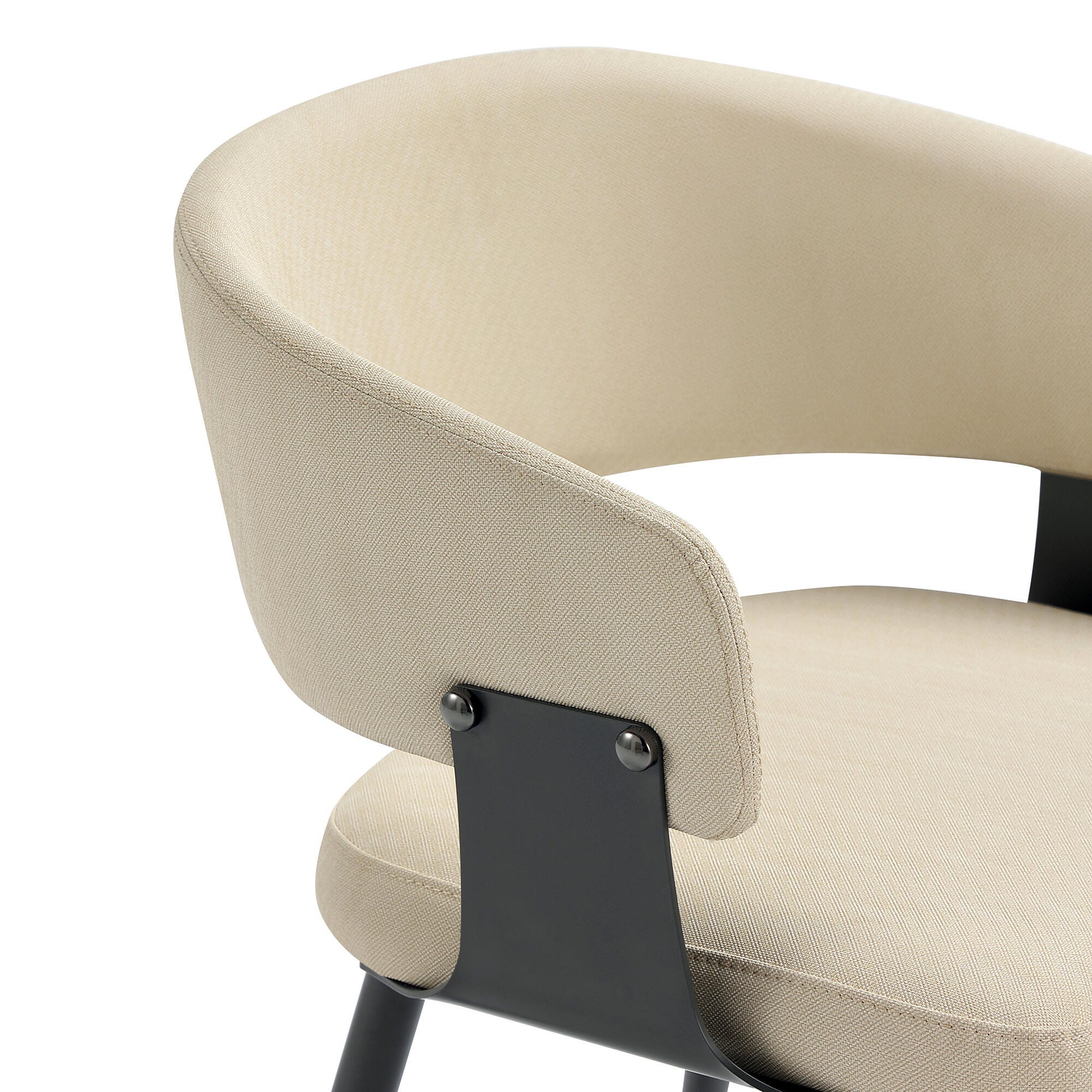 Manhattan Comfort Luce Dining Chair, Sand, large