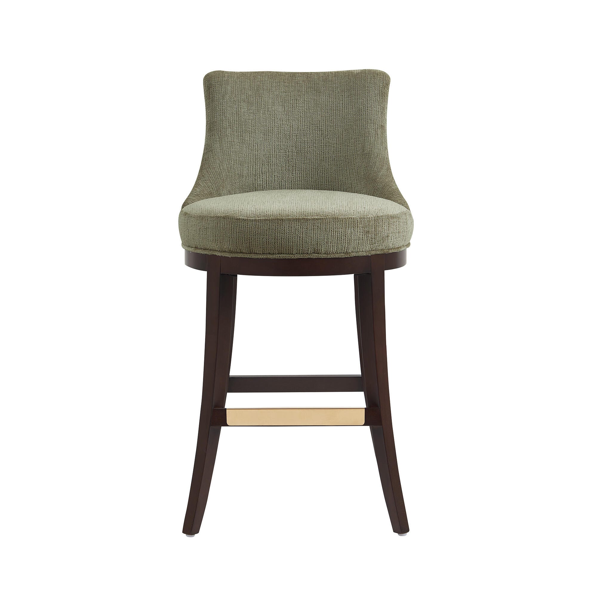 Manhattan Comfort Lucia Bar Height Bar Stool, Leaf Green, large