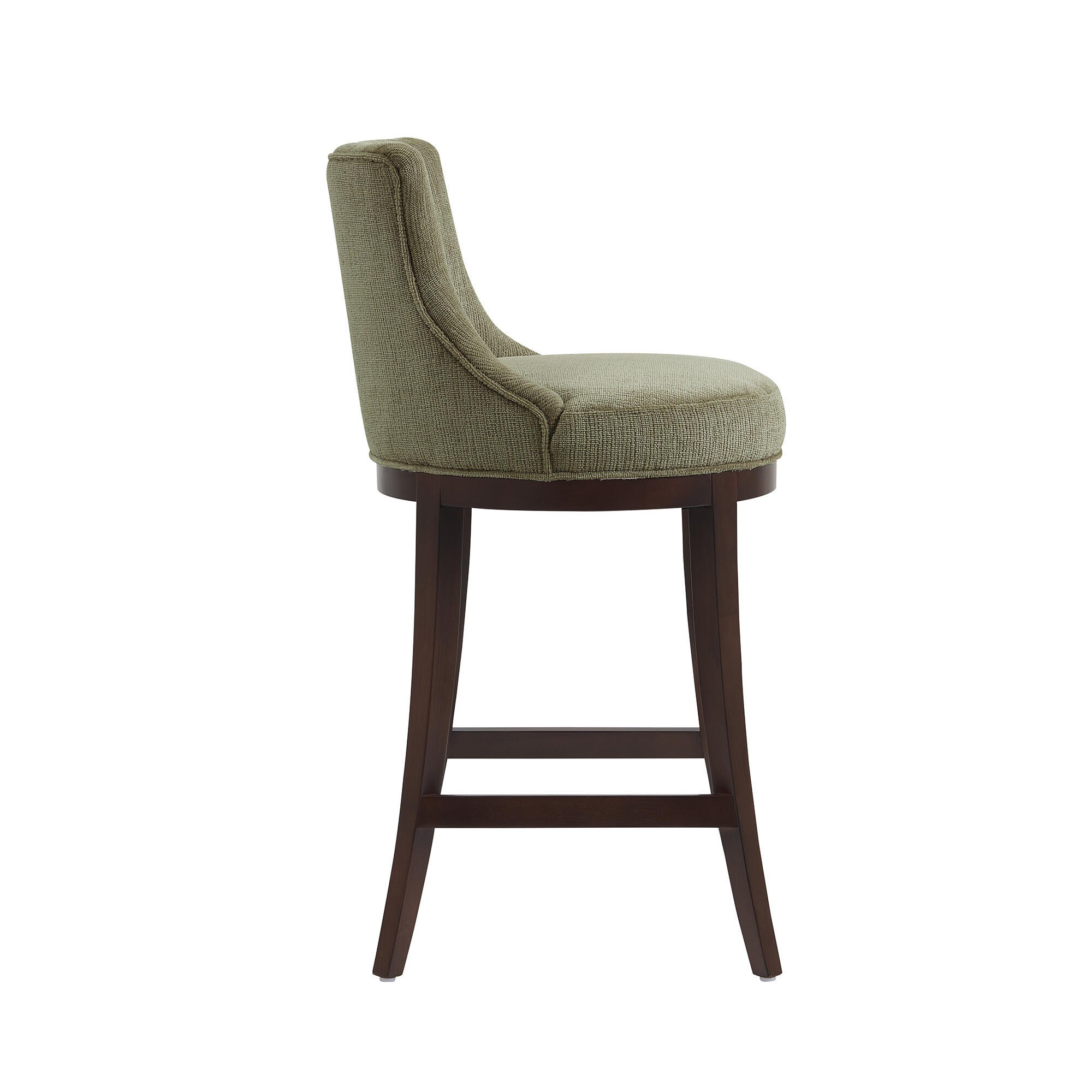 Manhattan Comfort Lucia Bar Height Bar Stool, Leaf Green, large