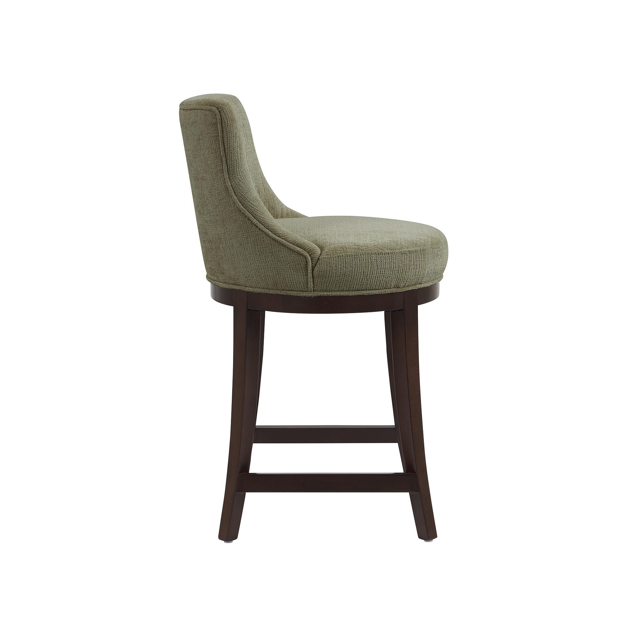 Manhattan Comfort Lucia Counter Height Counter Stool, Leaf Green, large