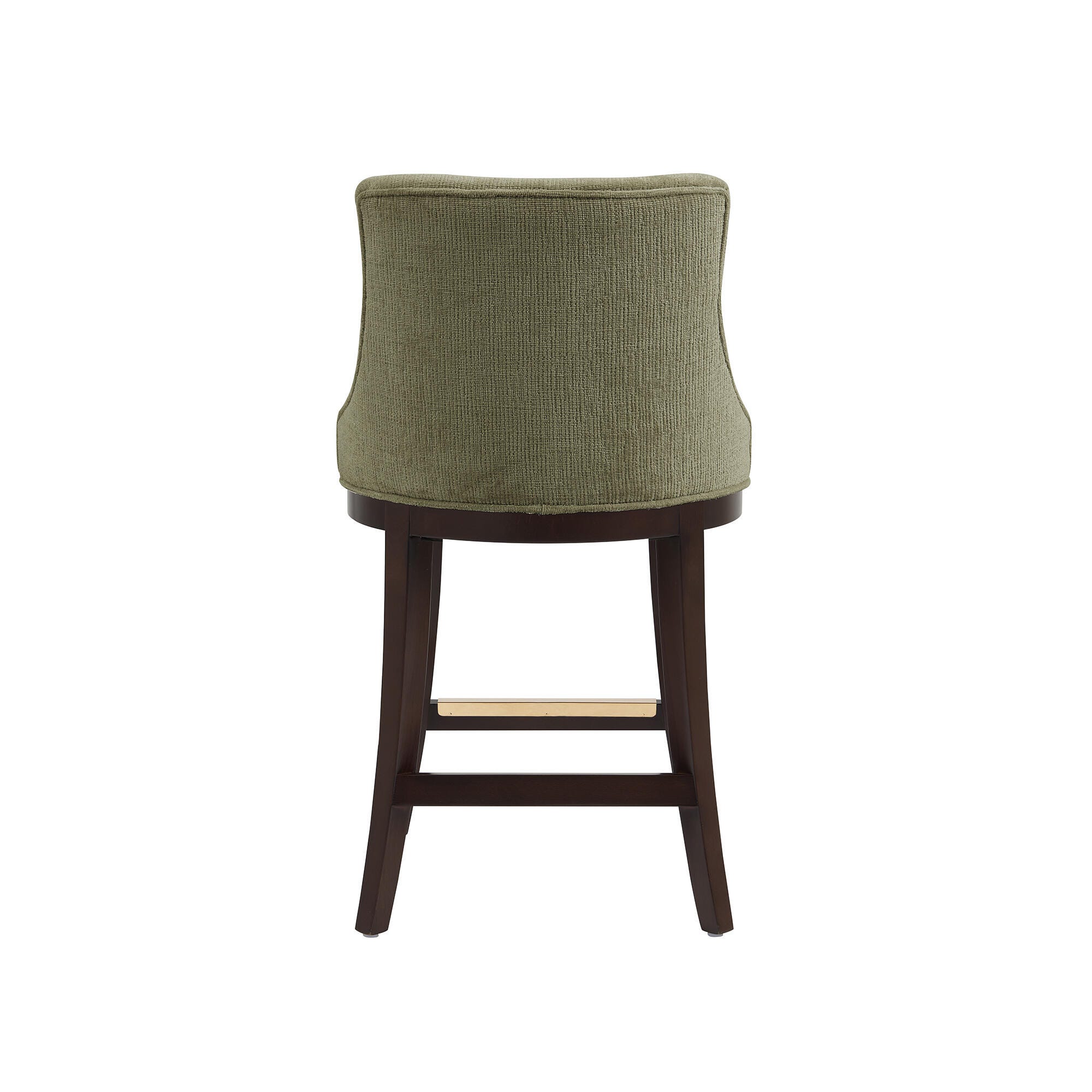 Manhattan Comfort Lucia Counter Height Counter Stool, Leaf Green, large