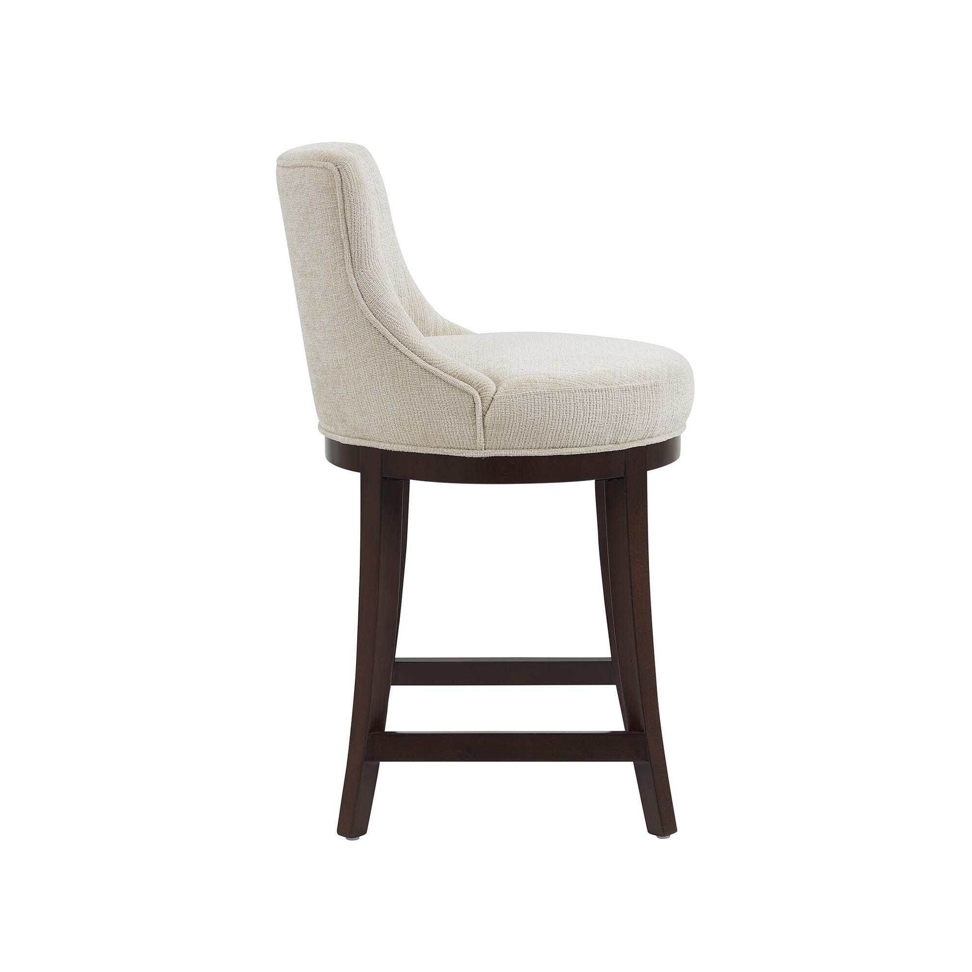 Manhattan Comfort Lucia Counter Height Counter Stool, Natural, large
