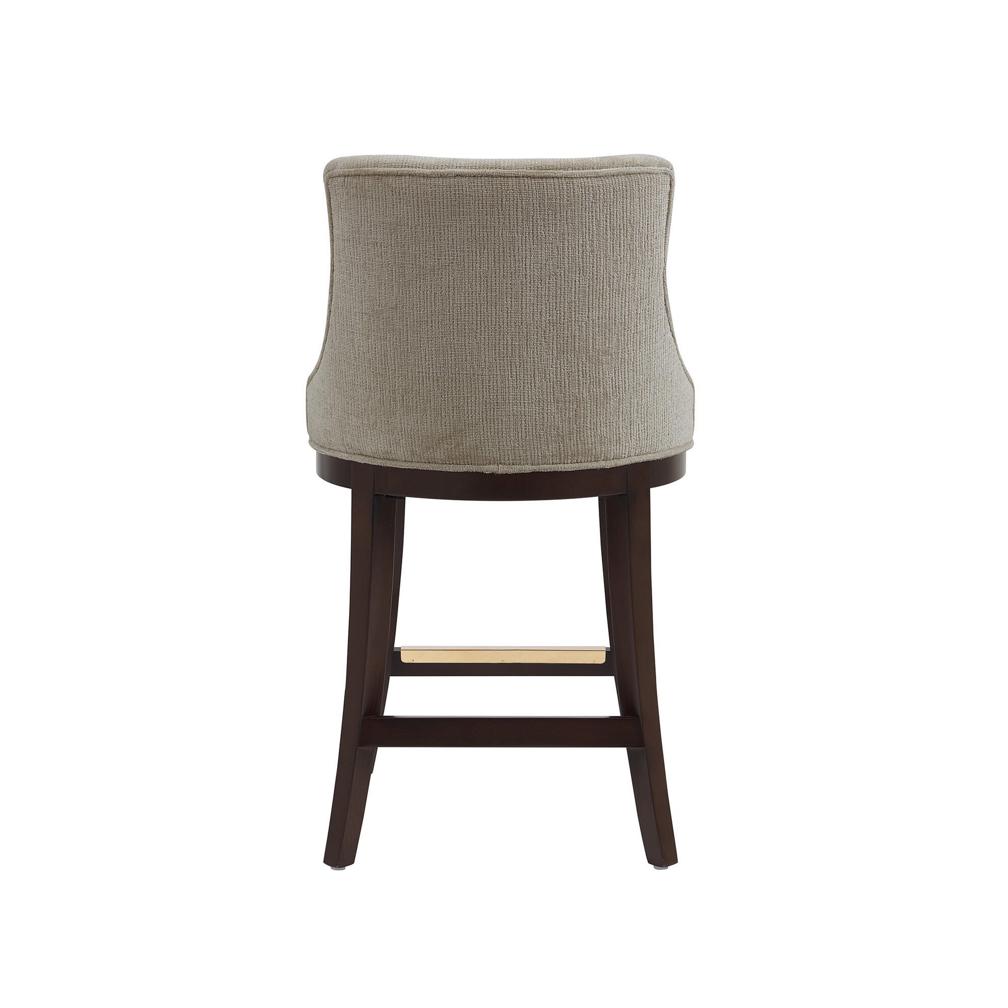 Manhattan Comfort Lucia Counter Height Counter Stool, Taupe, large