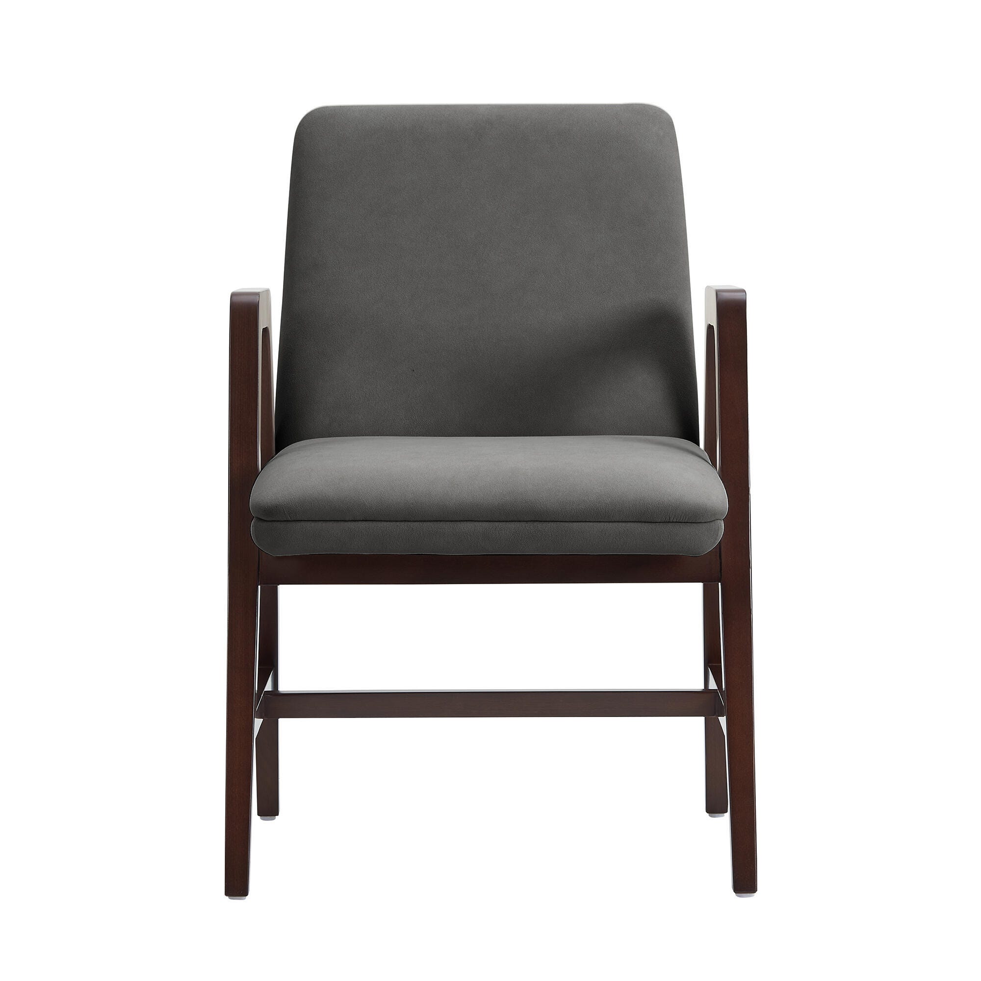 Manhattan Comfort Stella Dining Chair, Graphite, large