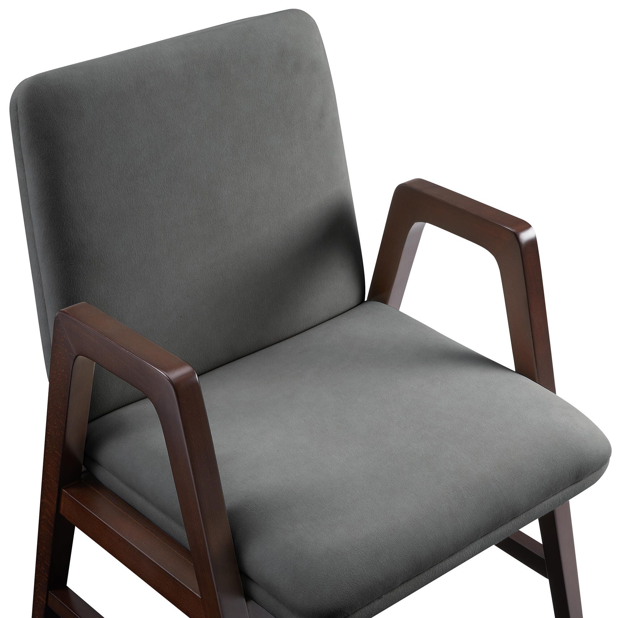 Manhattan Comfort Stella Dining Chair, Graphite, large