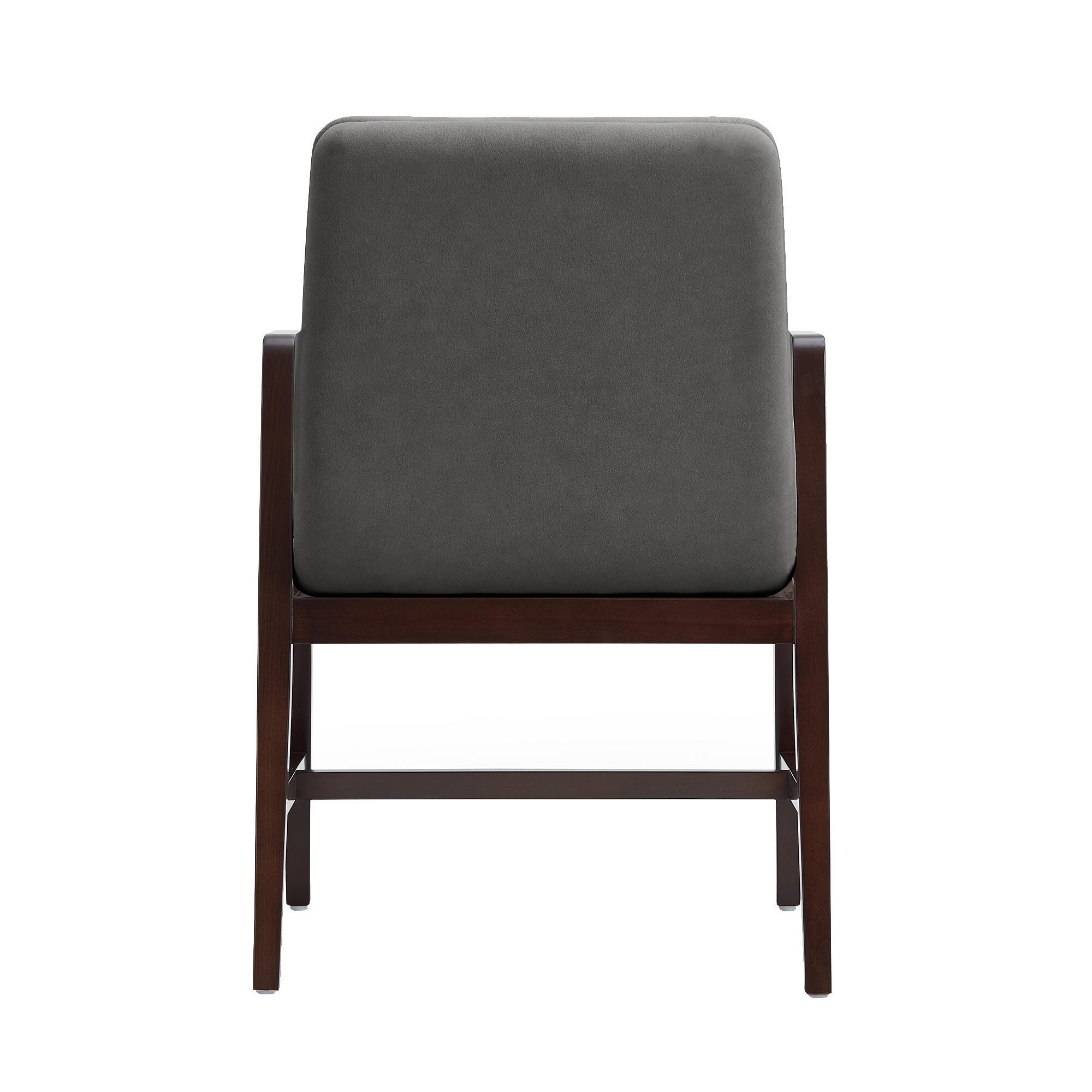 Manhattan Comfort Stella Dining Chair, Graphite, large