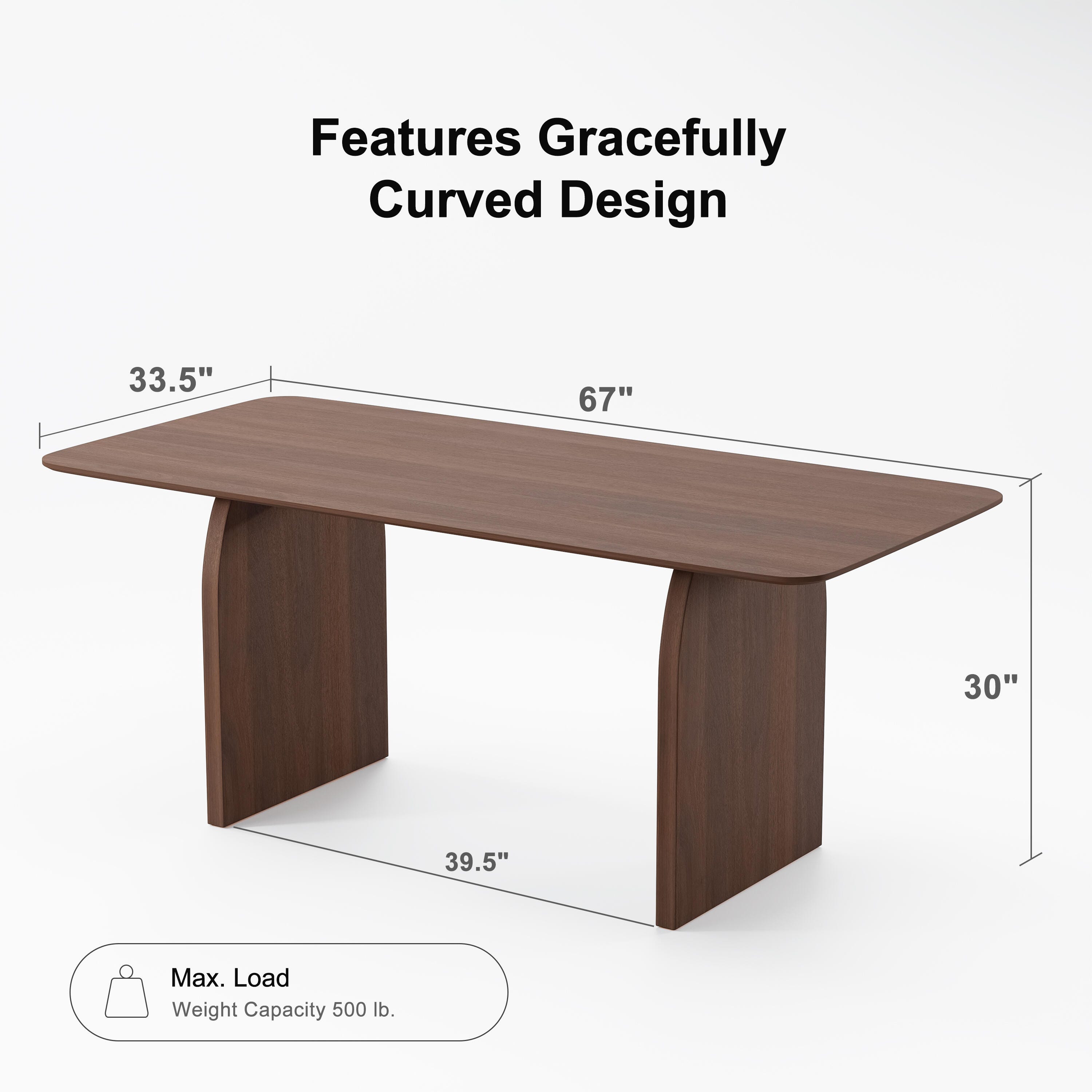 Miruo Mirror Inc Zenyra Dining Table, , large