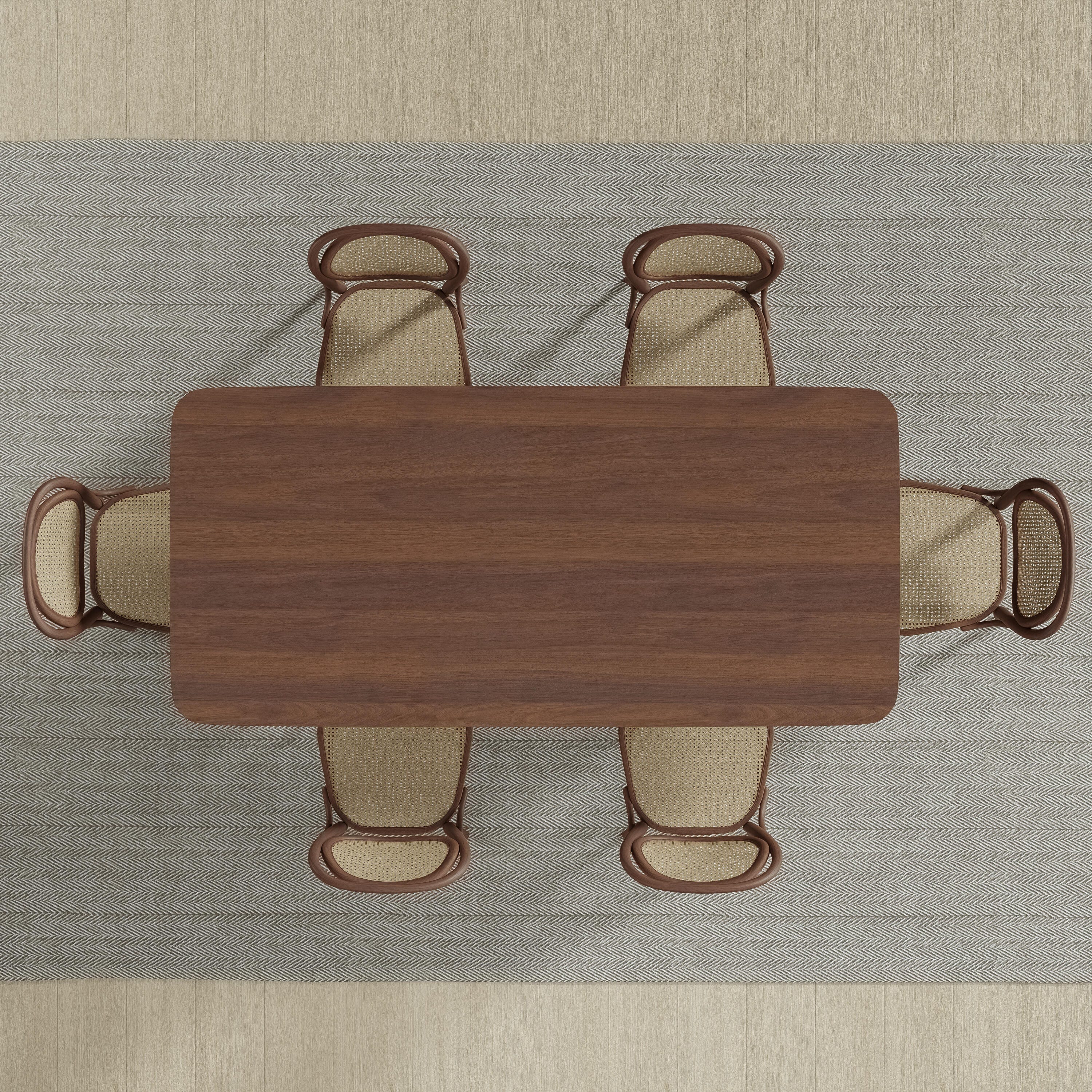 Miruo Mirror Inc Zenyra Dining Table, , large