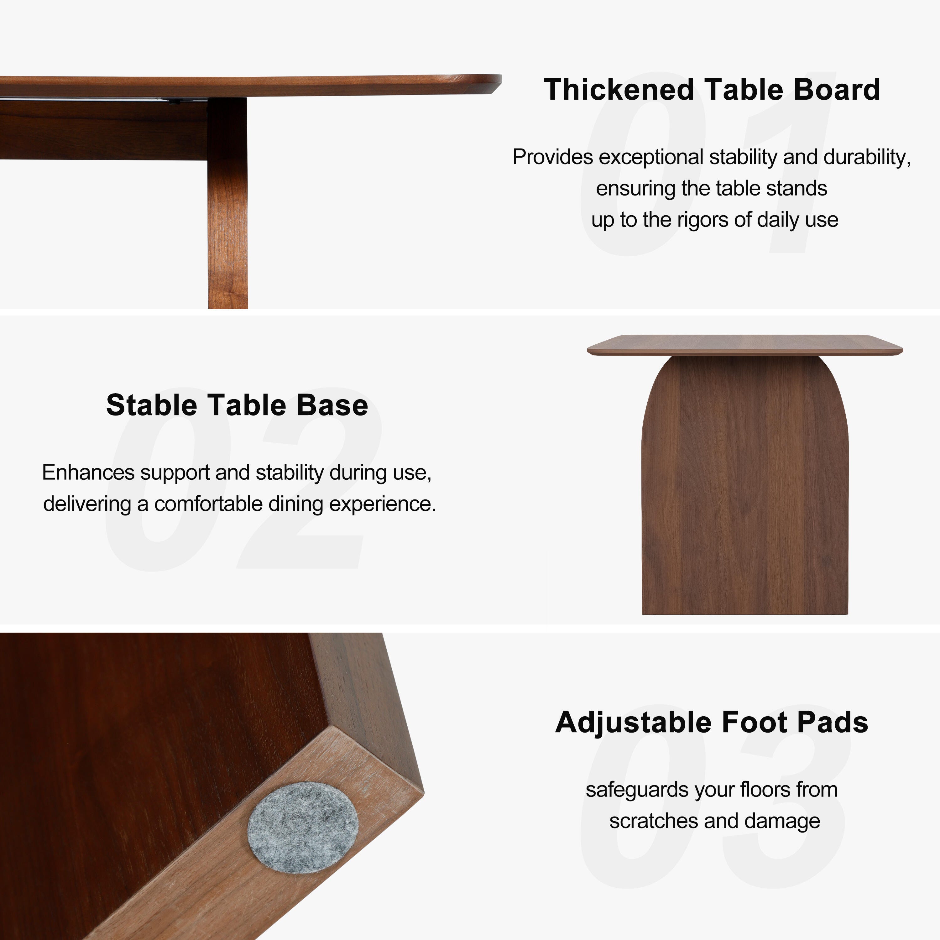Miruo Mirror Inc Zenyra Dining Table, , large