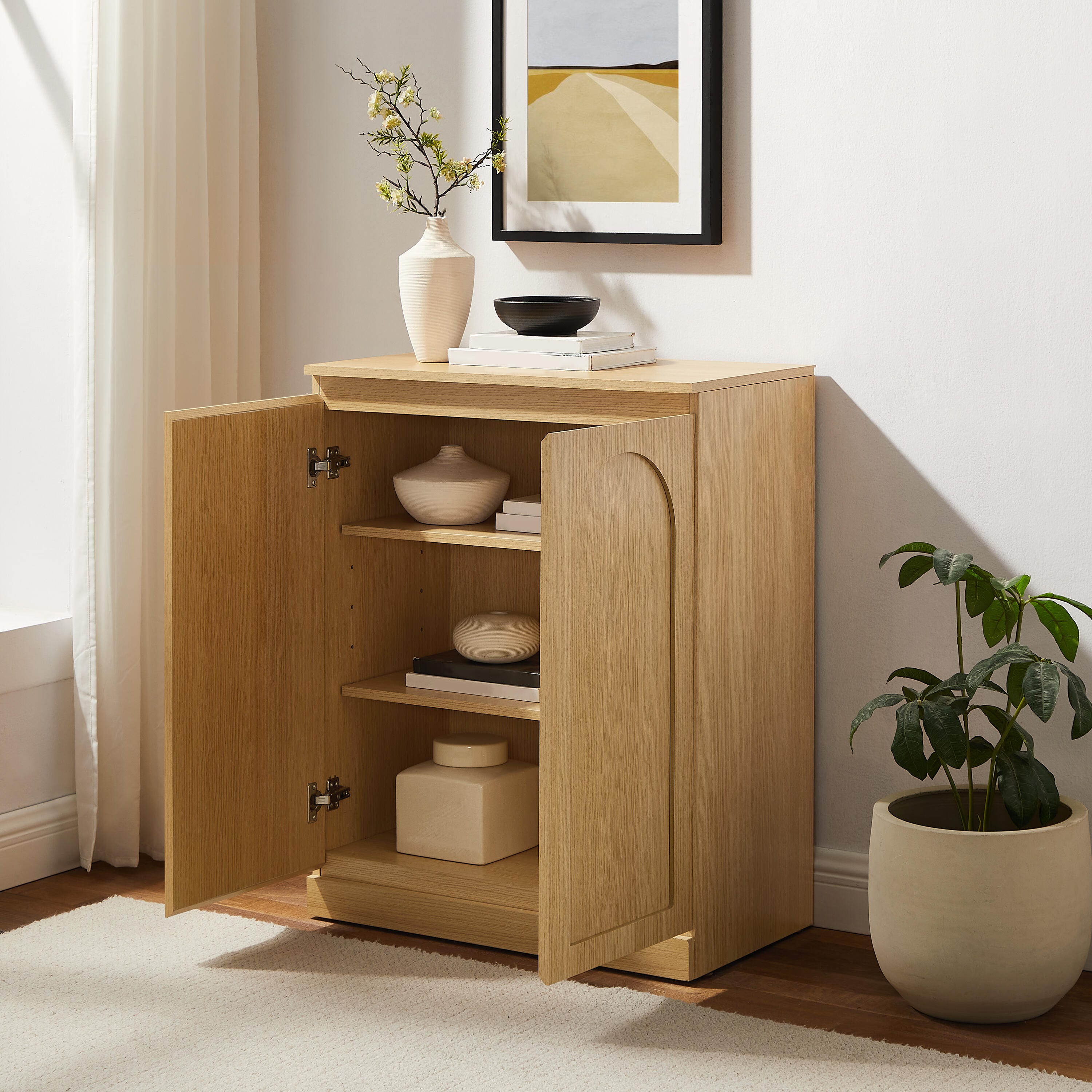 Crosley Furniture Marco Kitchen Storage Cabinet, , large