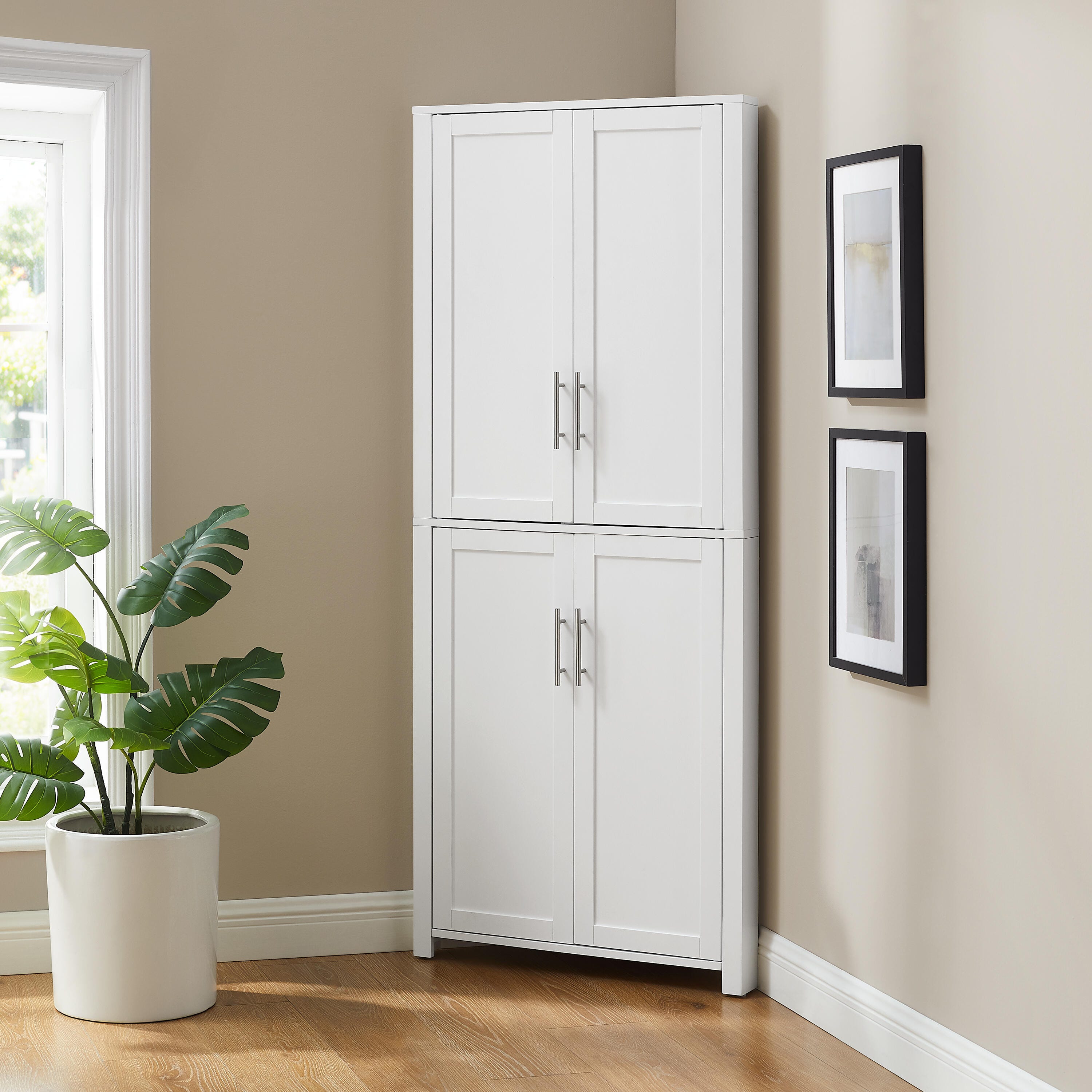 Crosley Furniture Savannah Corner Pantry, , large