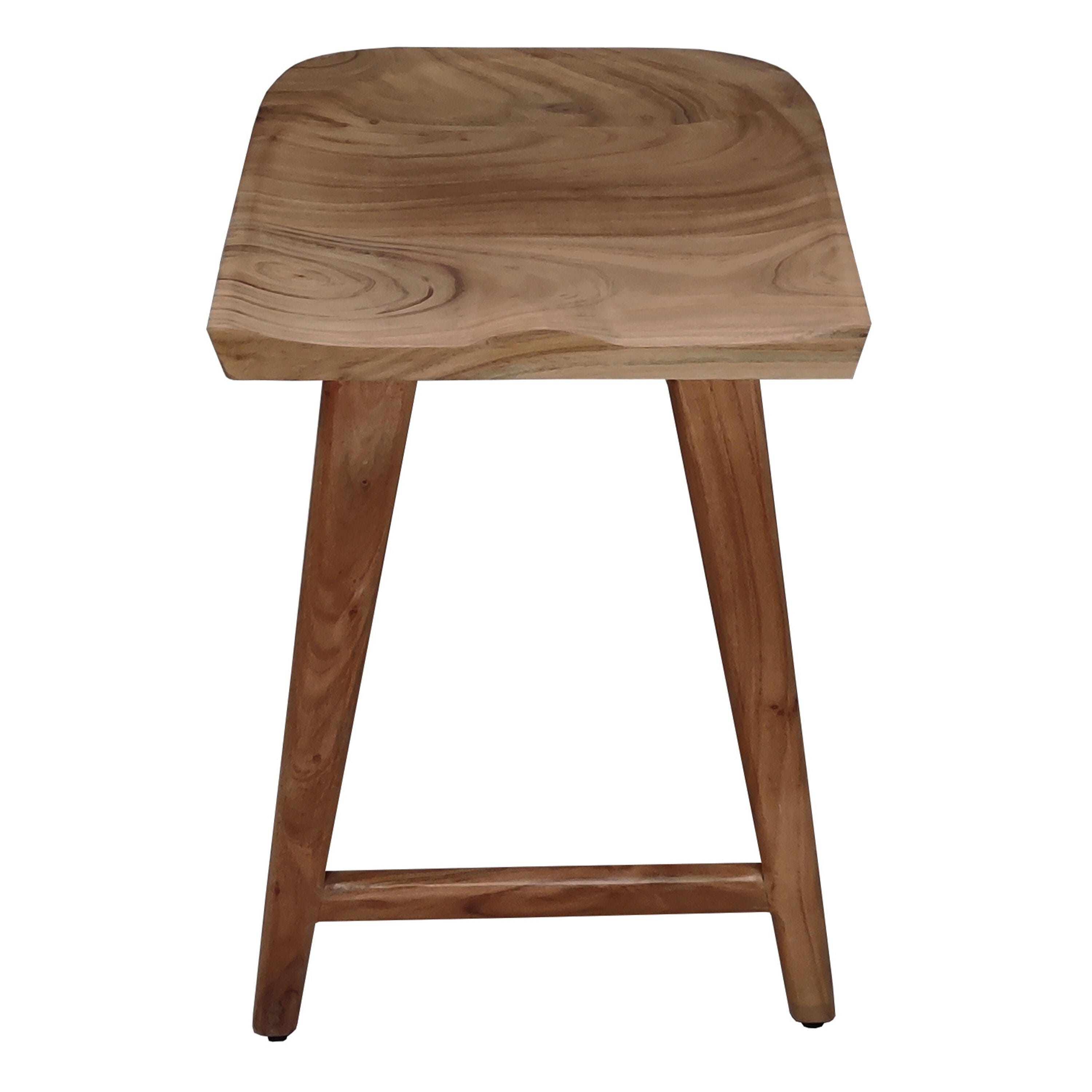 Benzara.inc  Tisa Counter Height Counter Stool, Natural Brown, large