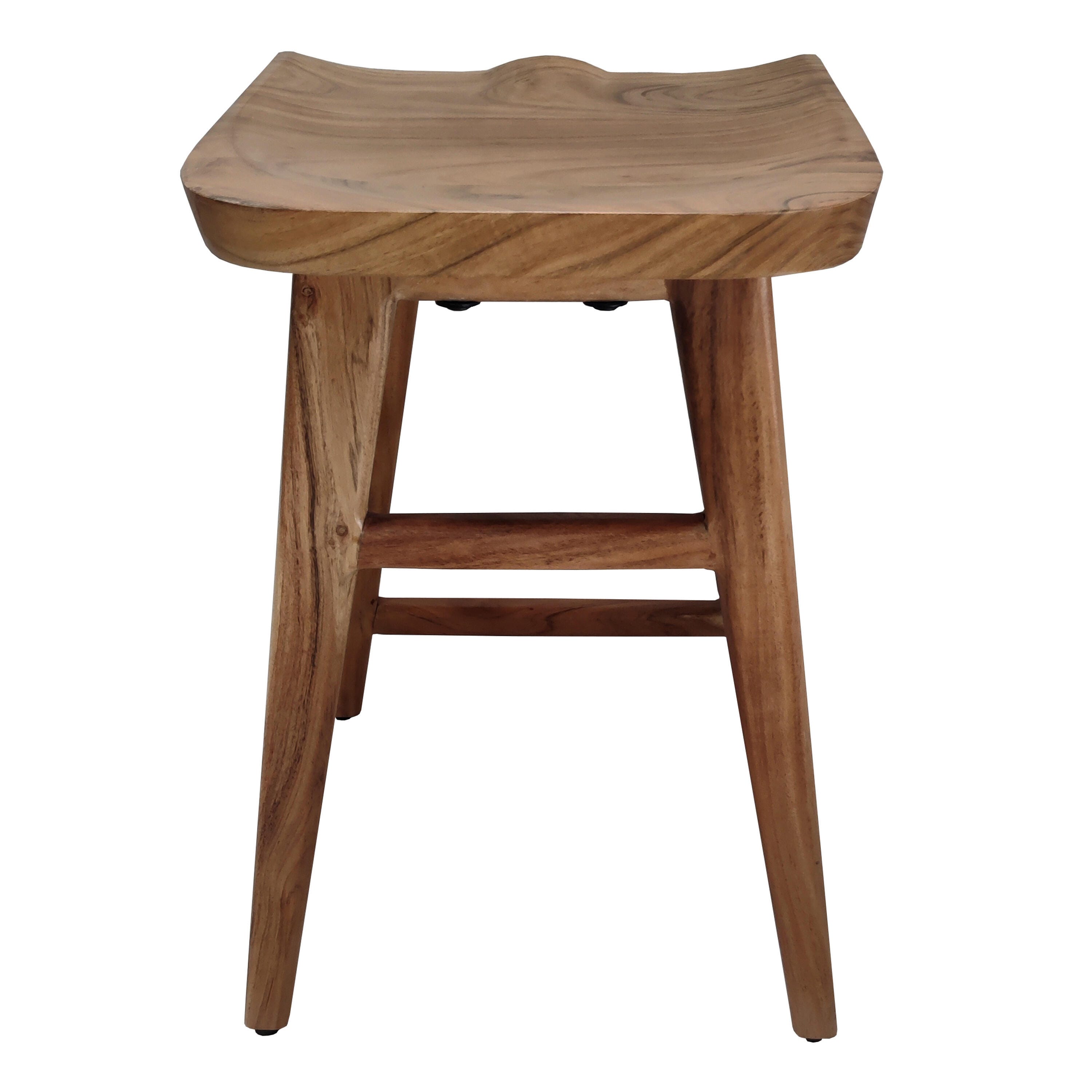 Benzara.inc  Tisa Counter Height Counter Stool, Natural Brown, large