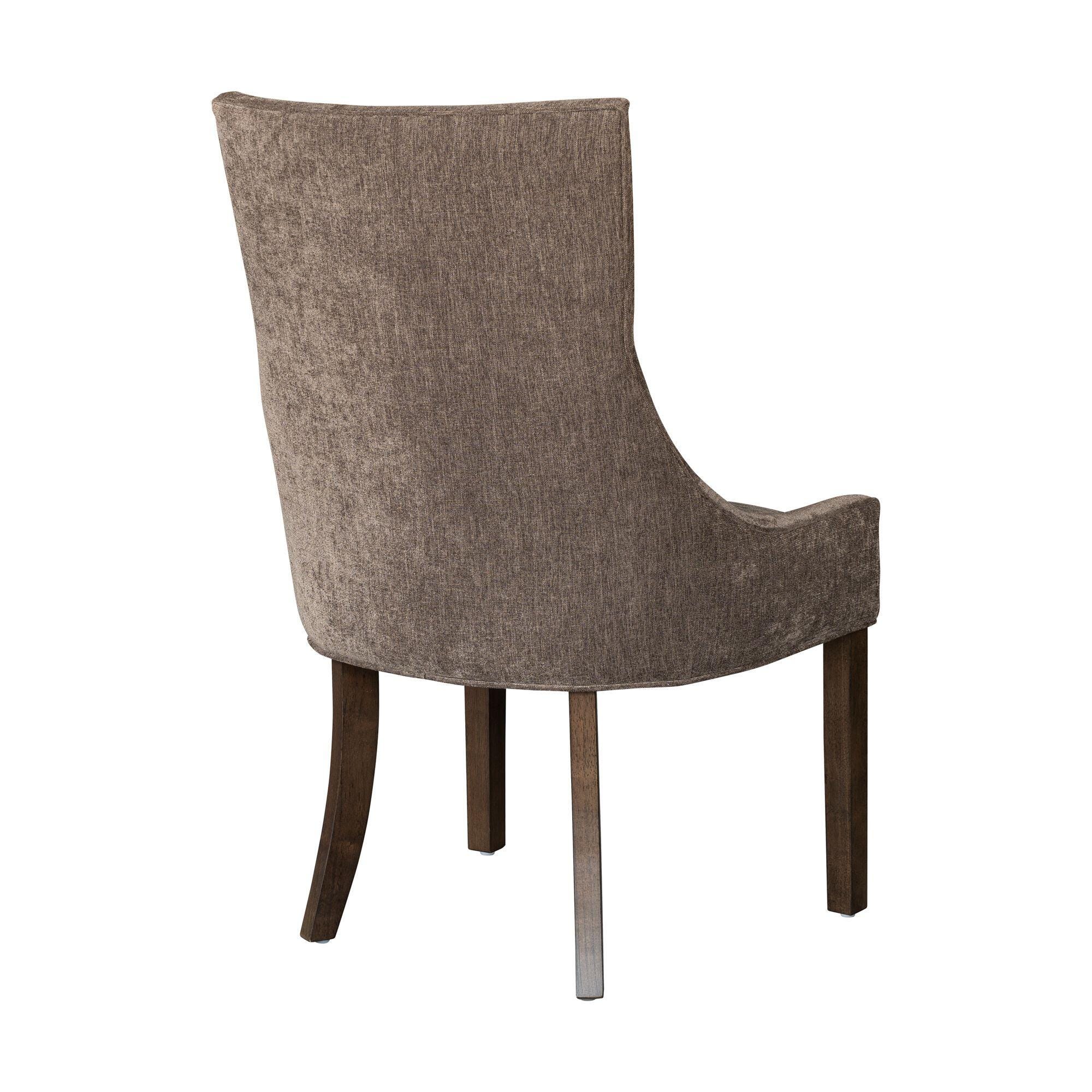 Madison Park Signature Ultra Upholstered Dining Chairs (Set of 2), Brown, large