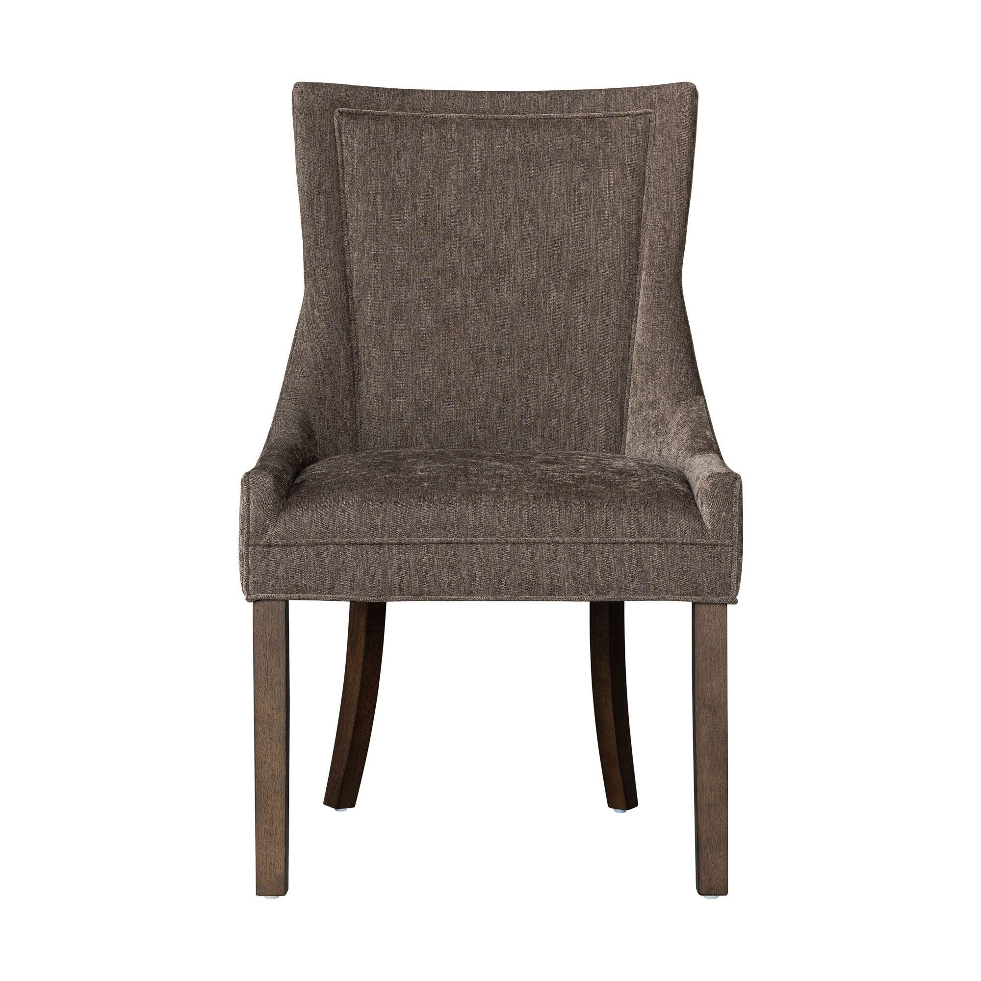 Madison Park Signature Ultra Upholstered Dining Chairs (Set of 2), Brown, large