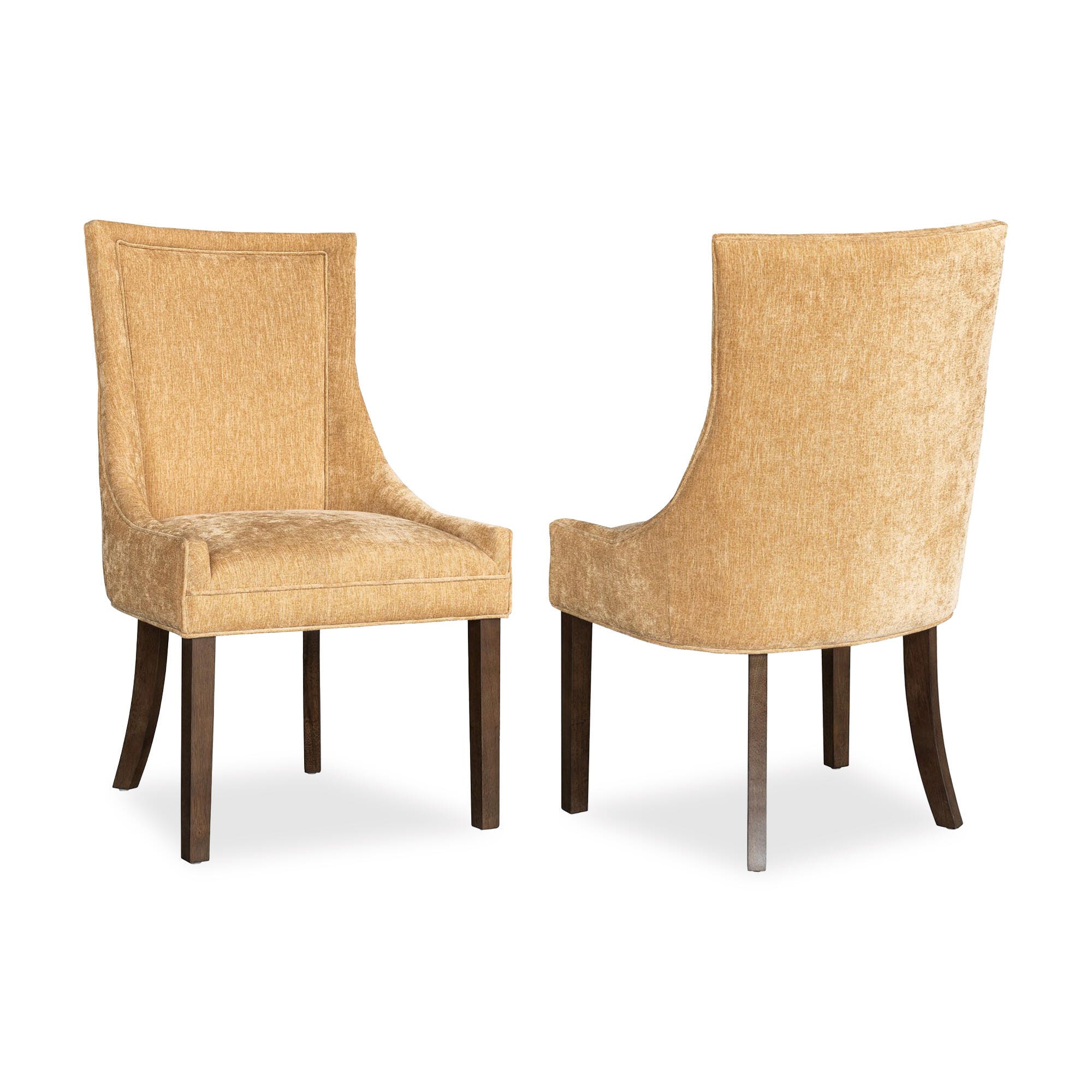 Madison Park Signature Ultra Upholstered Dining Chairs (Set of 2), Gold, large