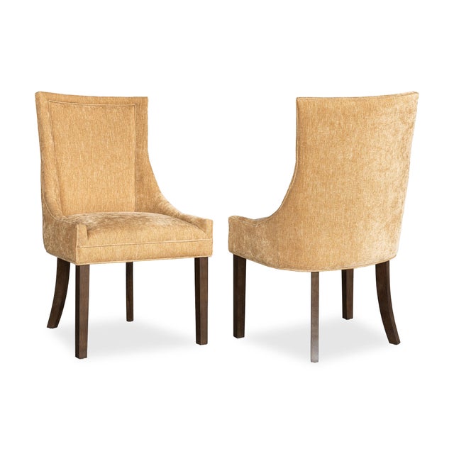 Madison Park Signature Ultra Upholstered Dining Chairs (Set of 2), Gold