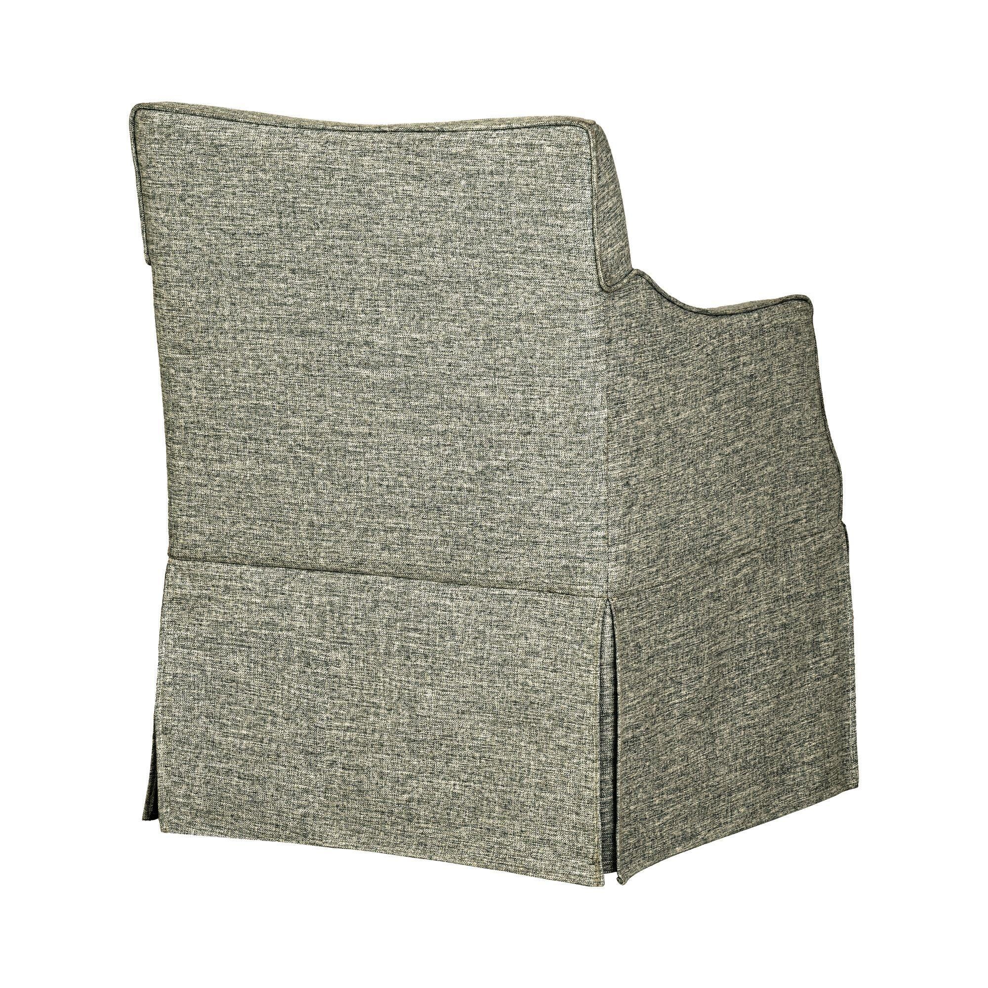 Martha Stewart London Upholstered Dining Chair, Gray, large