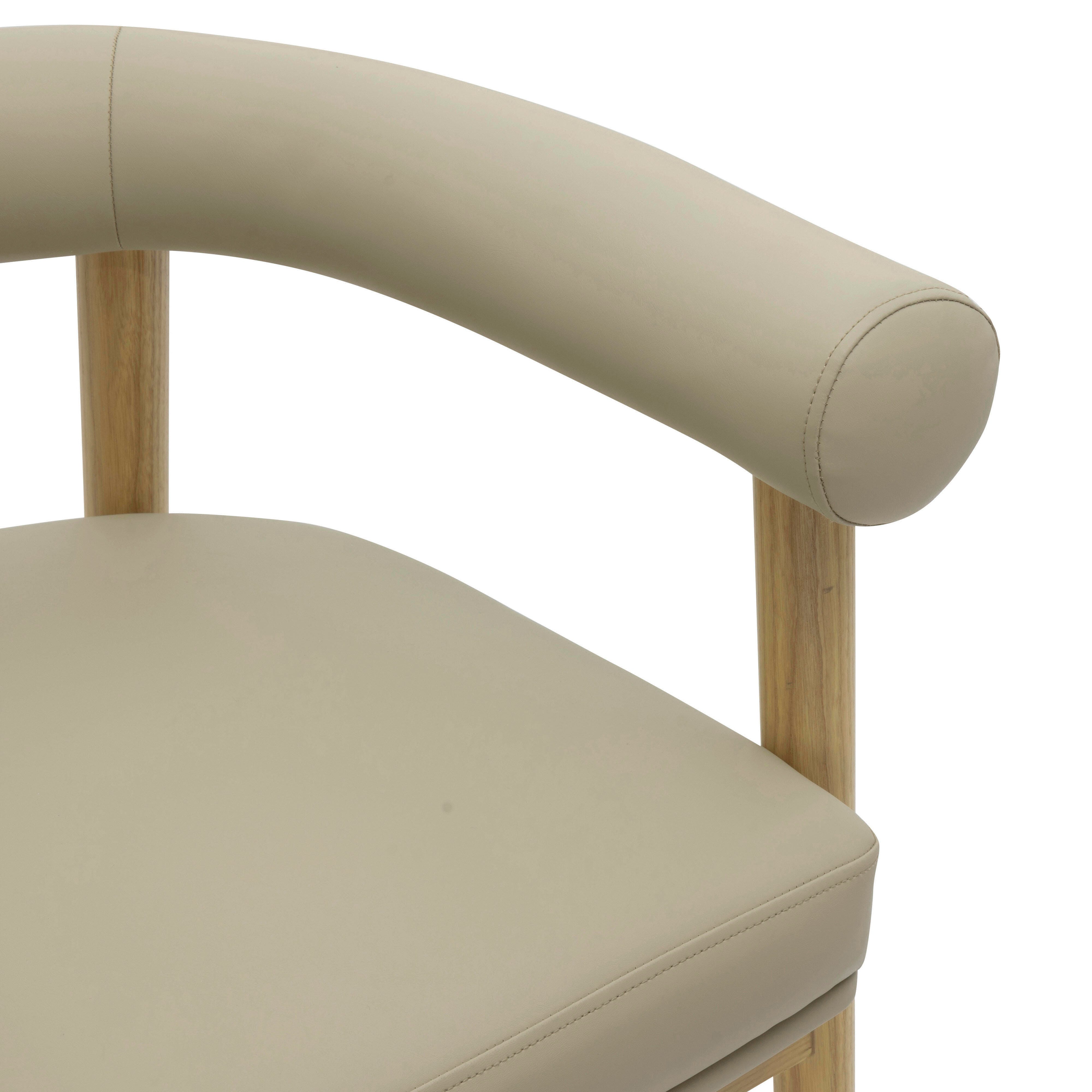 TOV Furniture Spara Counter Height Bar Stool, Taupe, large