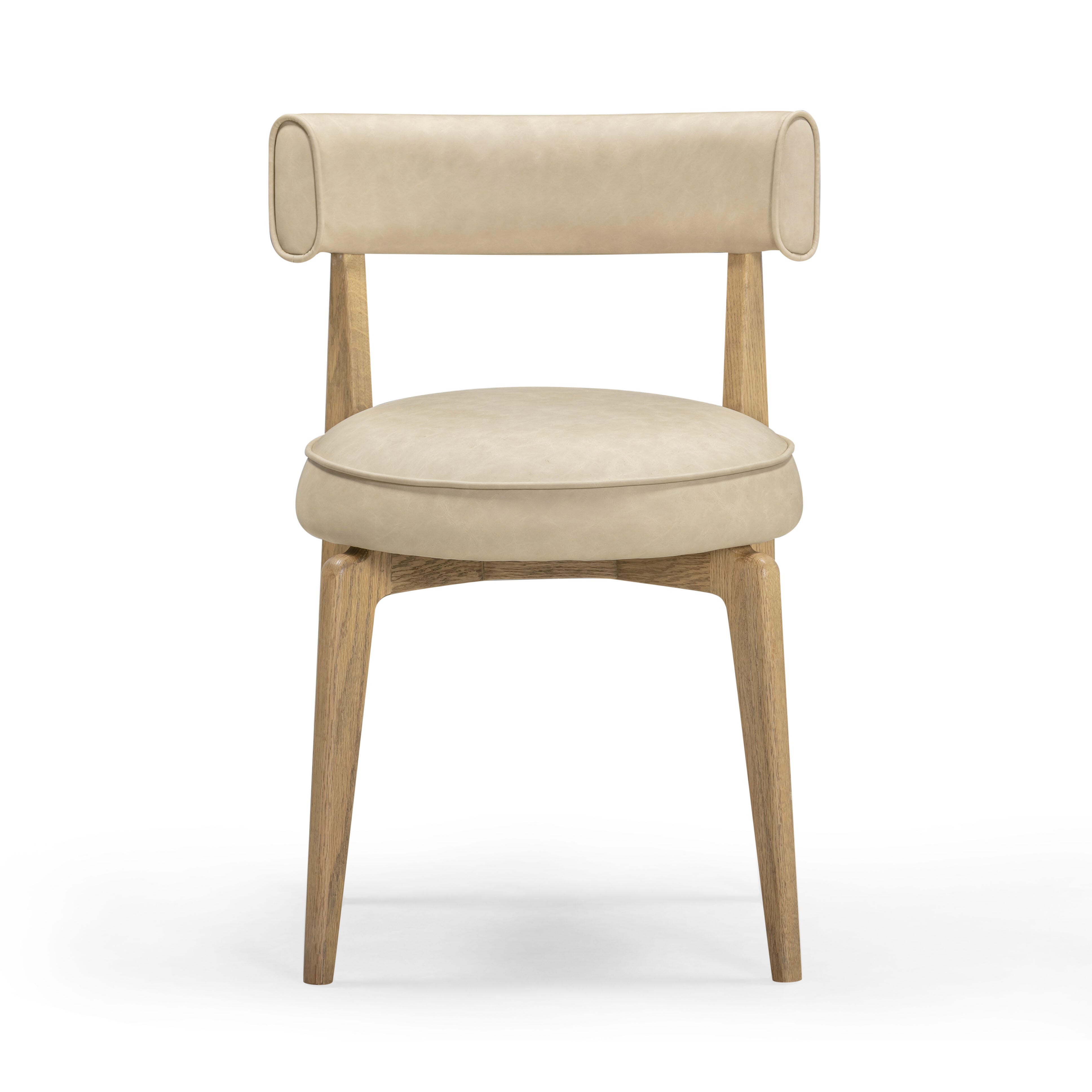 TOV Furniture Nikita Dining Chair, Taupe, large