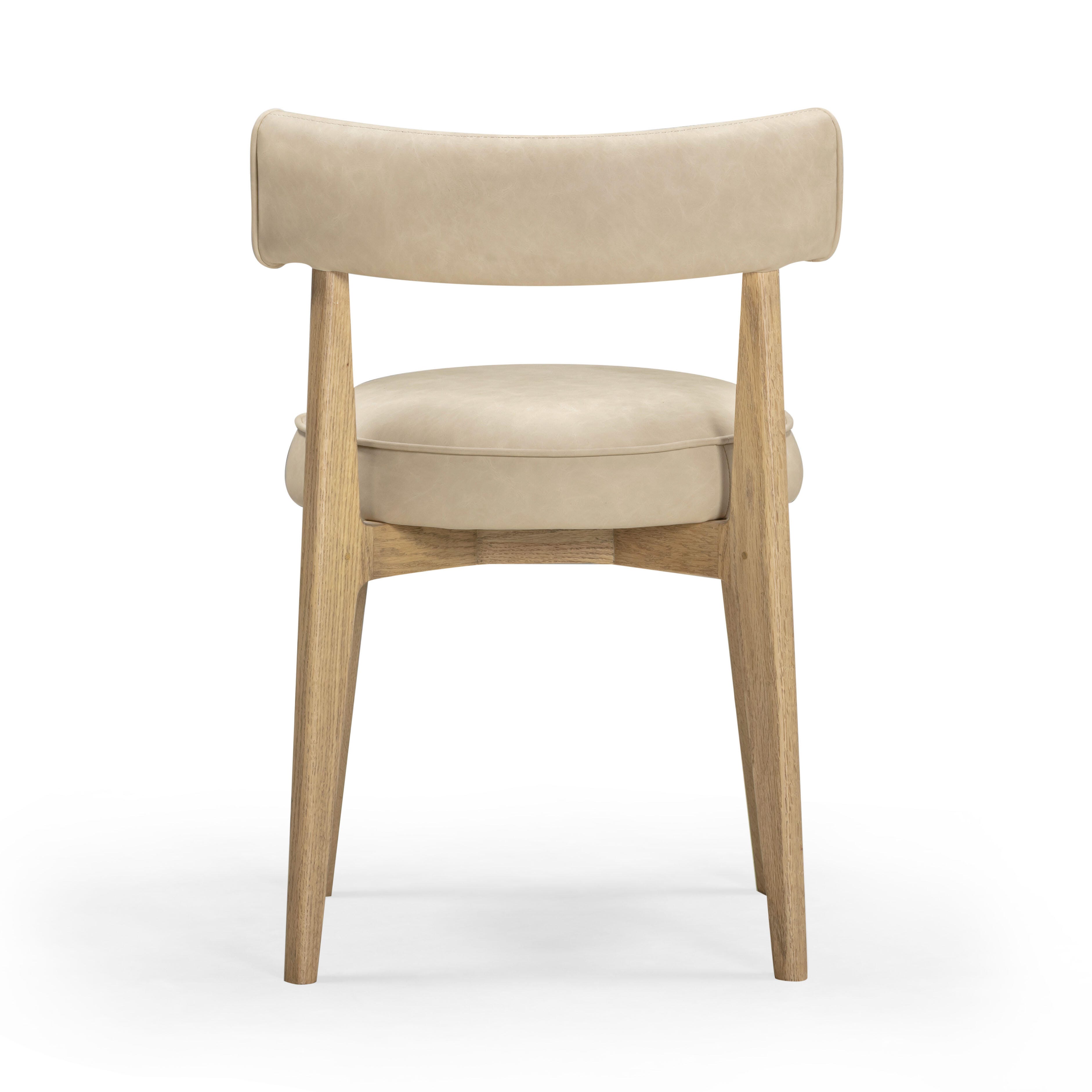 TOV Furniture Nikita Dining Chair, Taupe, large