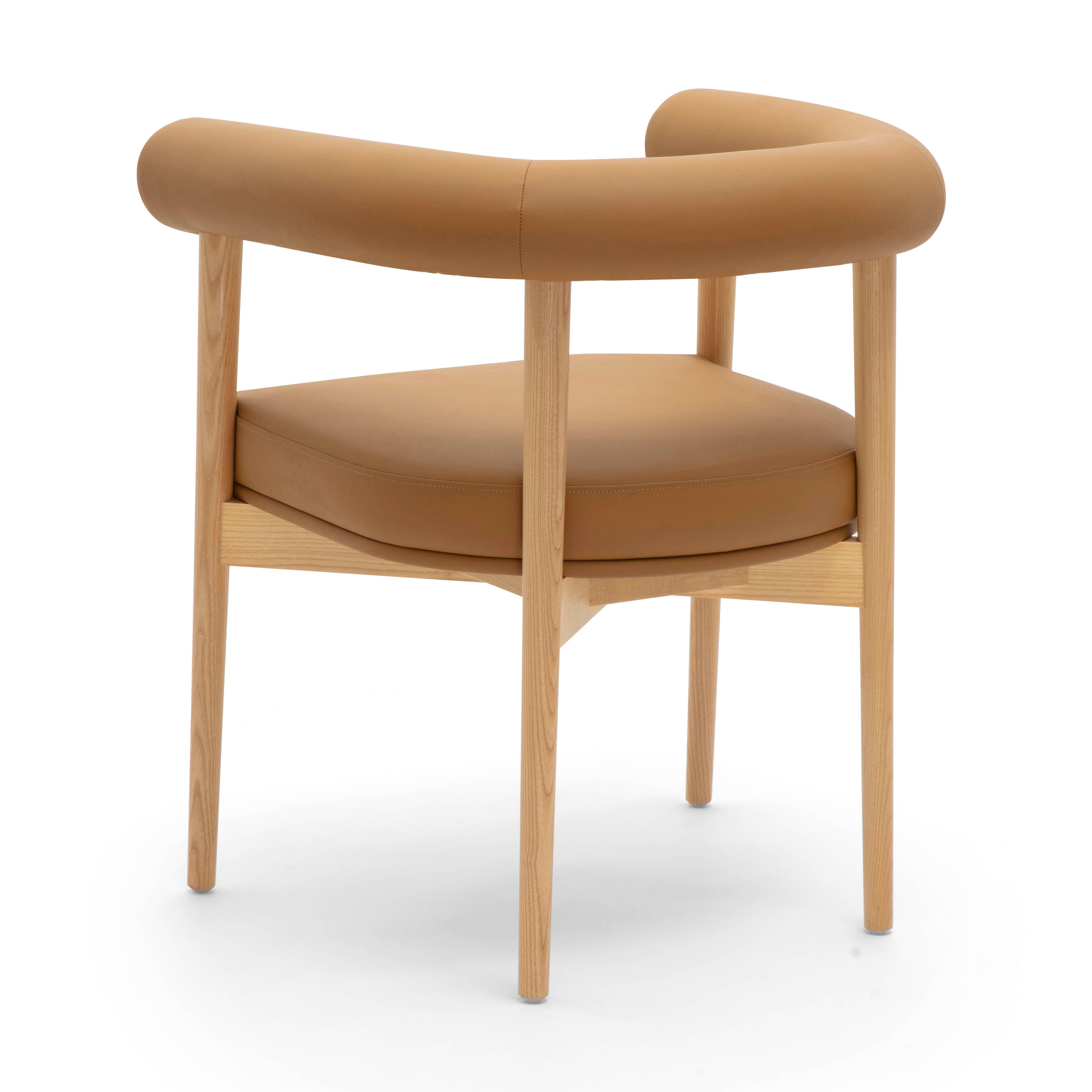 TOV Furniture Spara Dining Chair, Cognac, large
