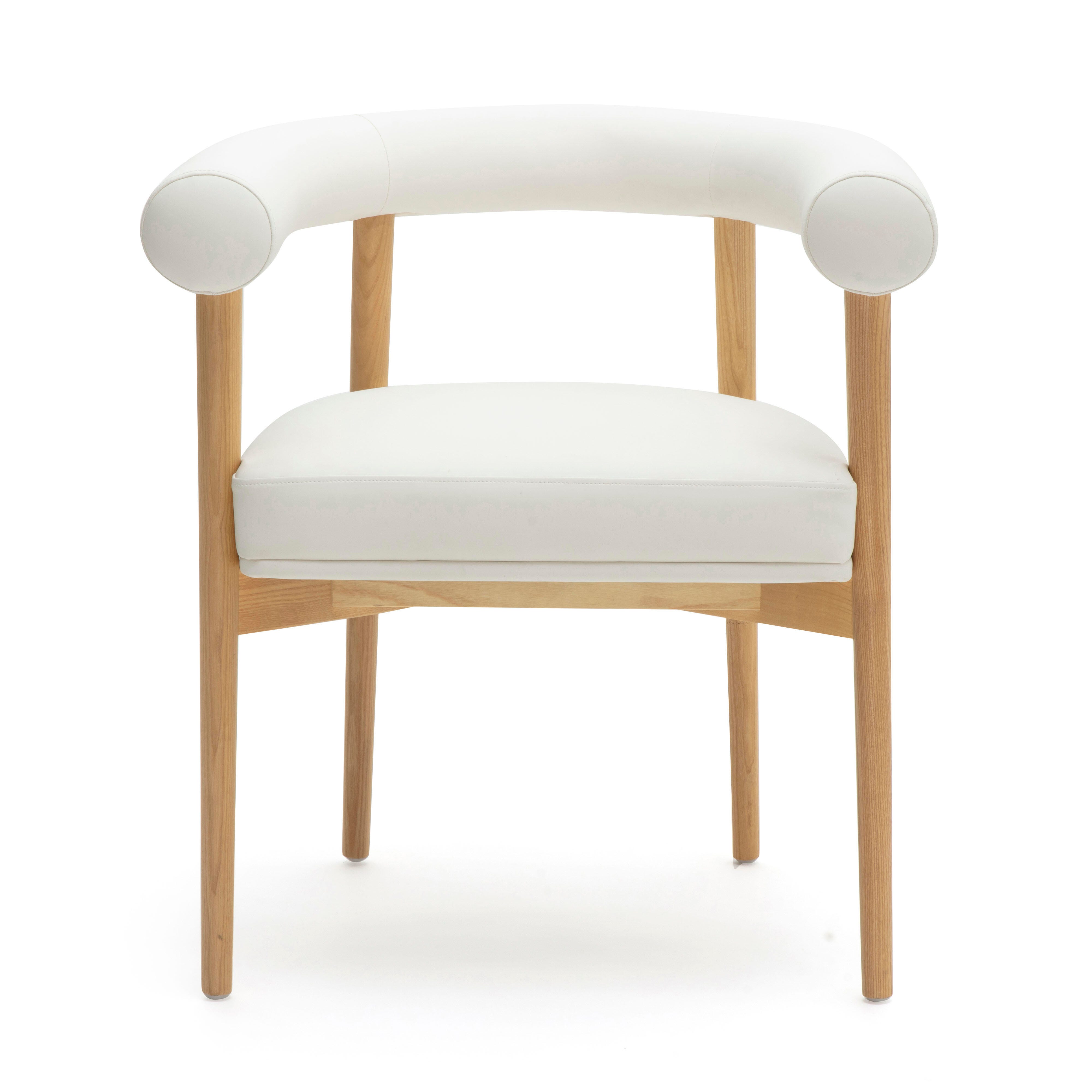 TOV Furniture Spara Dining Chair, White, large
