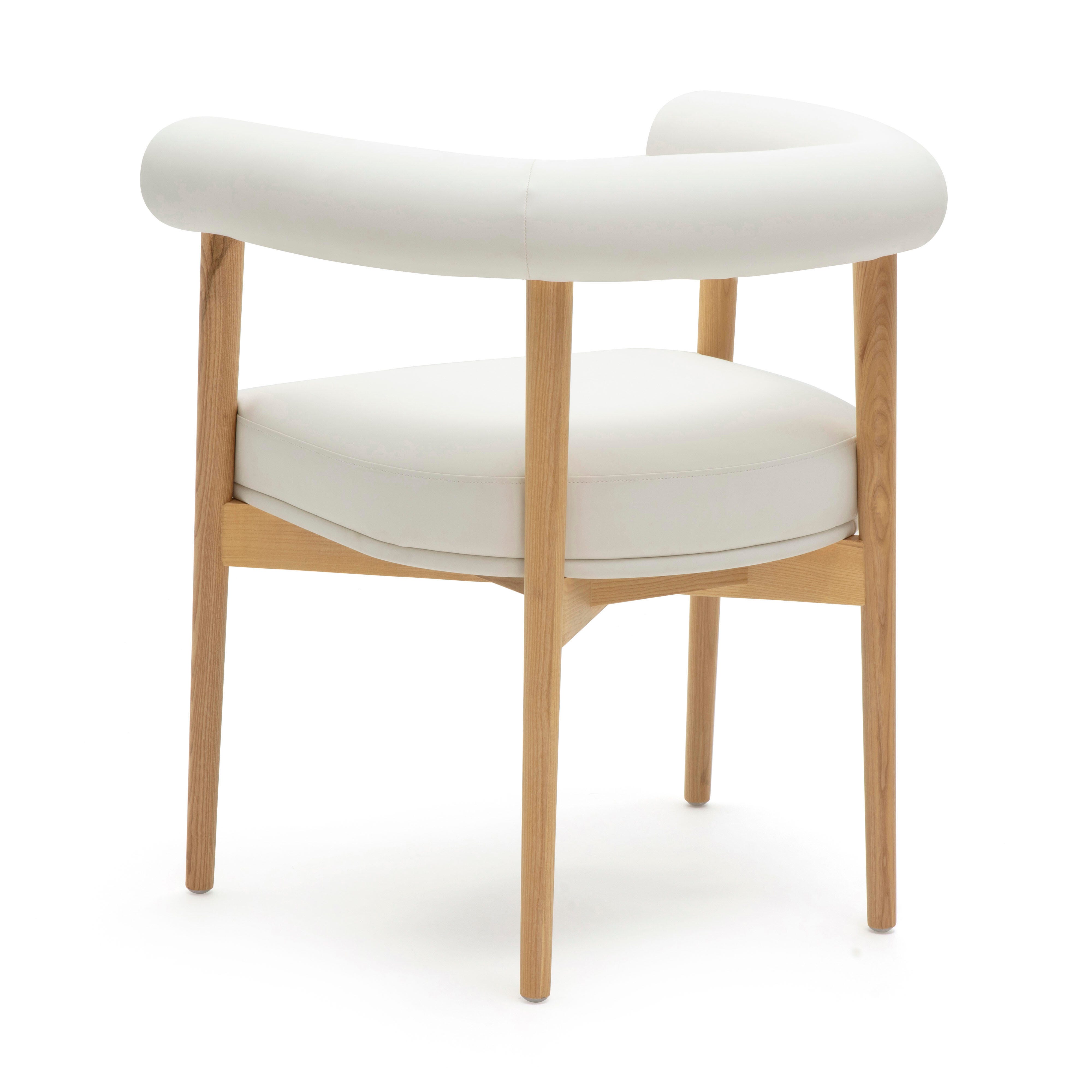 TOV Furniture Spara Dining Chair, White, large