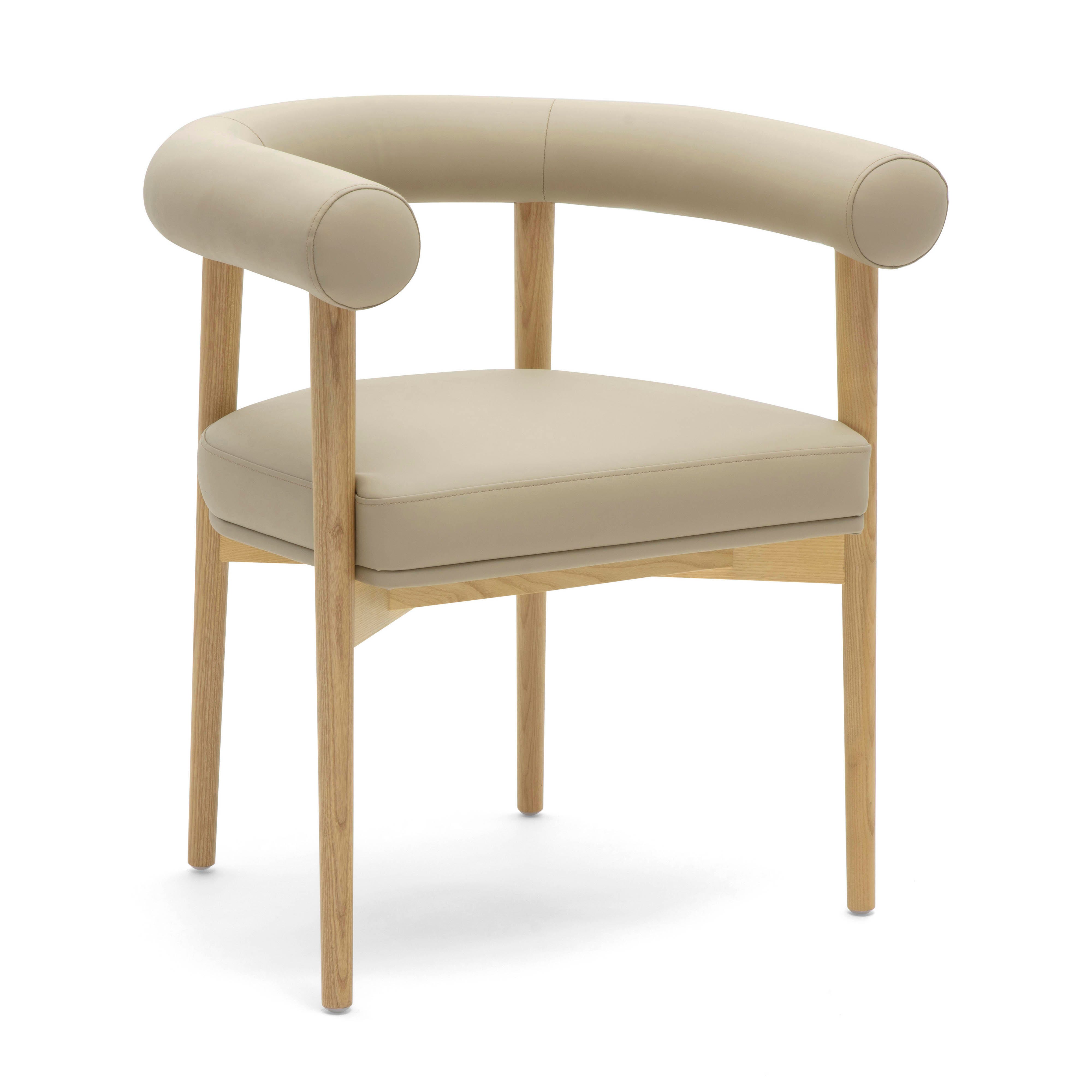 TOV Furniture Spara Dining Chair, Taupe, large