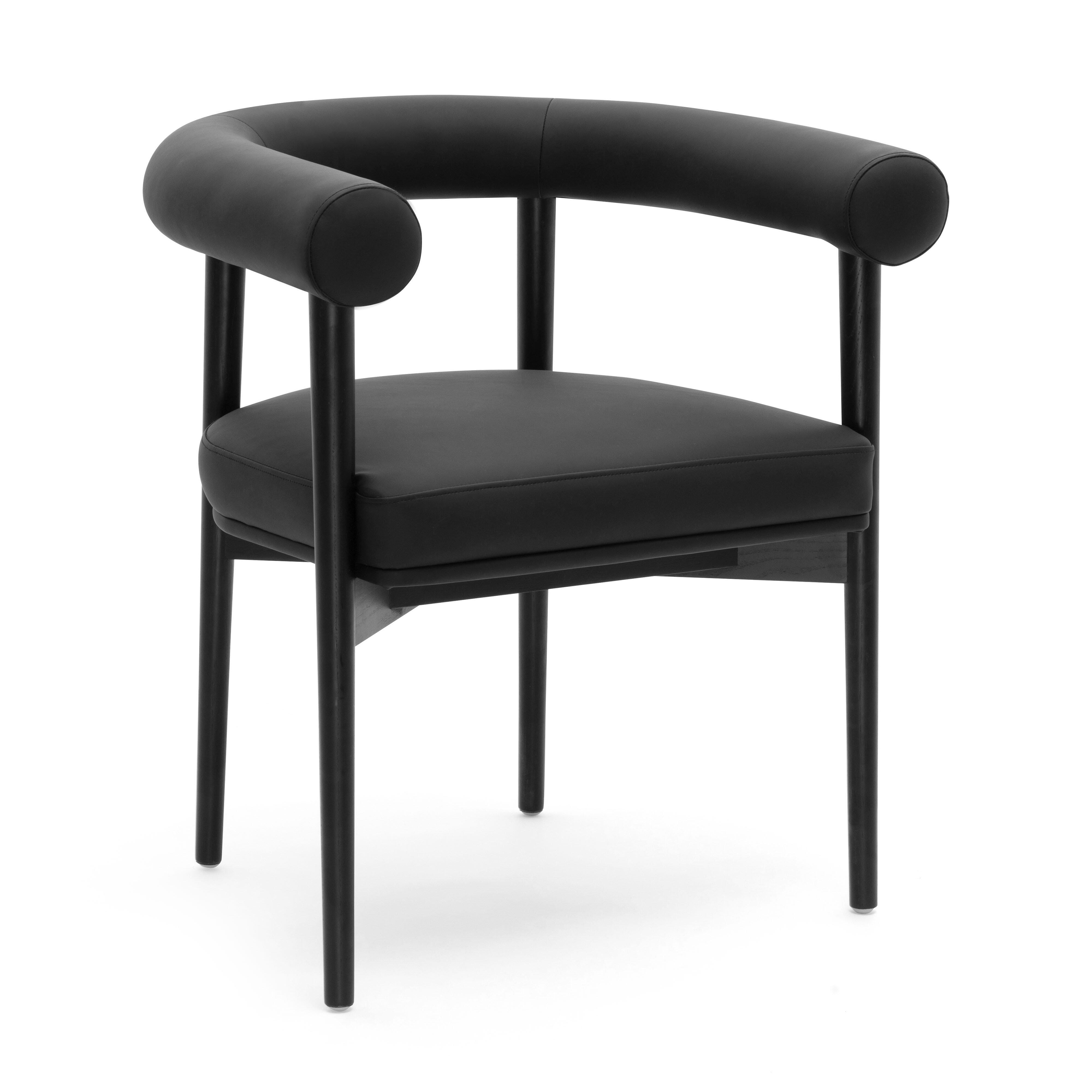 TOV Furniture Spara Dining Chair, Black, large