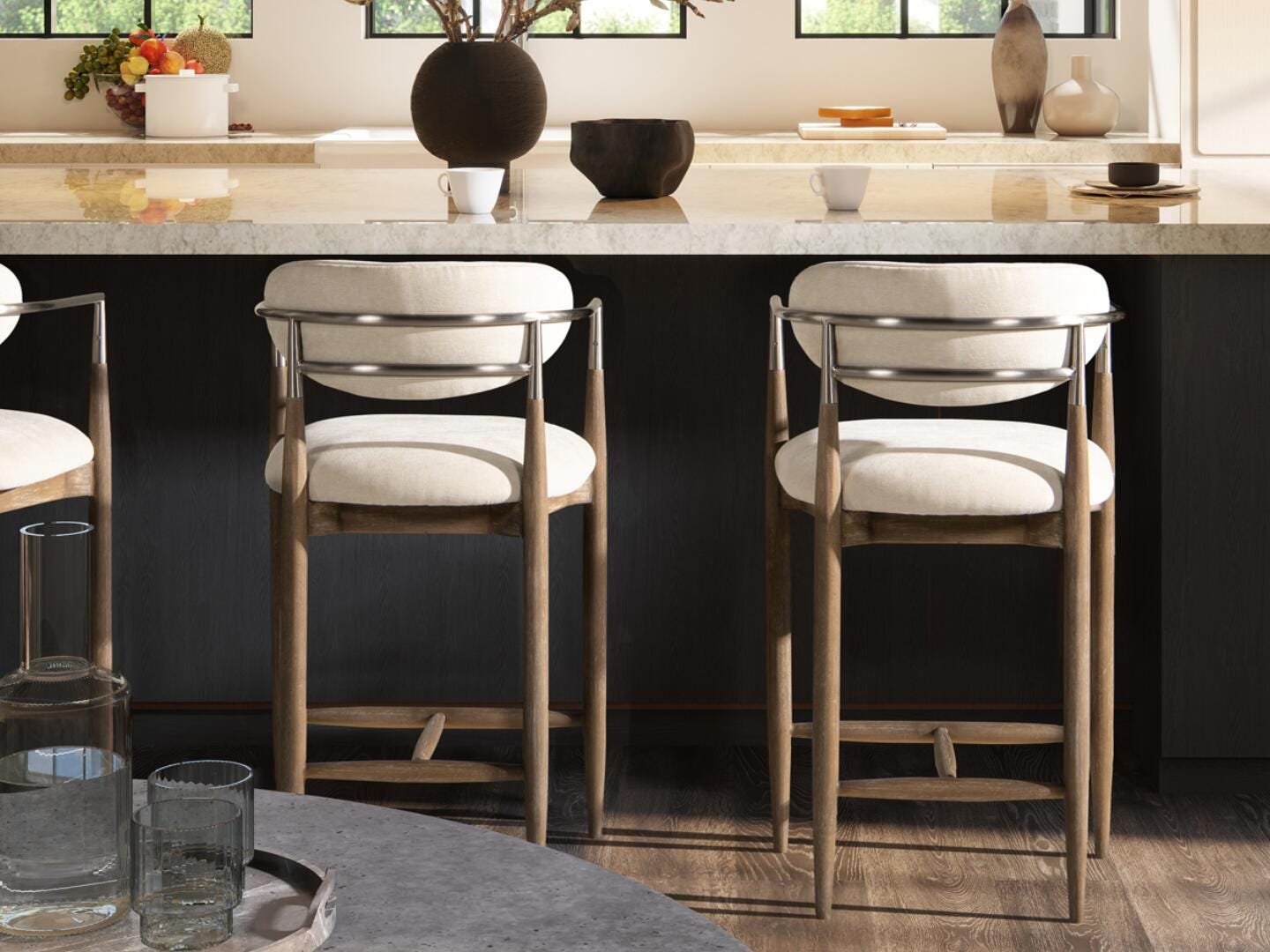 Jennifer Taylor Home Artemis Bar Height Bar Stool, , large