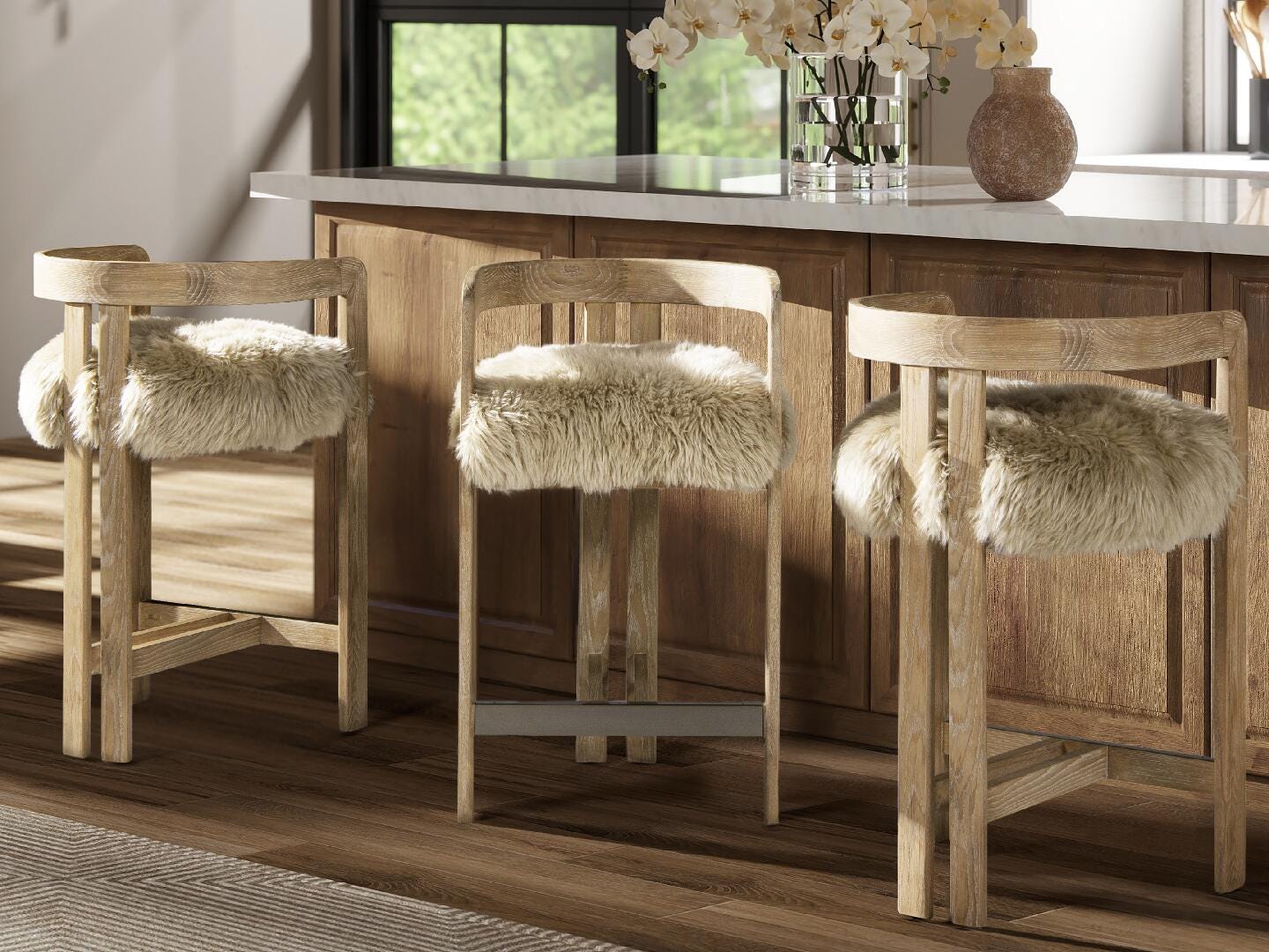 Jennifer Taylor Home Millwick Counter Height Bar Stool, , rollover