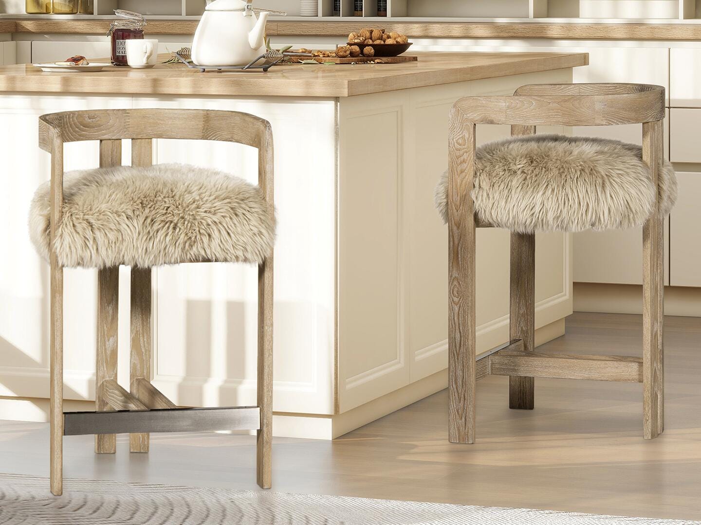 Jennifer Taylor Home Millwick Counter Height Bar Stool, , large
