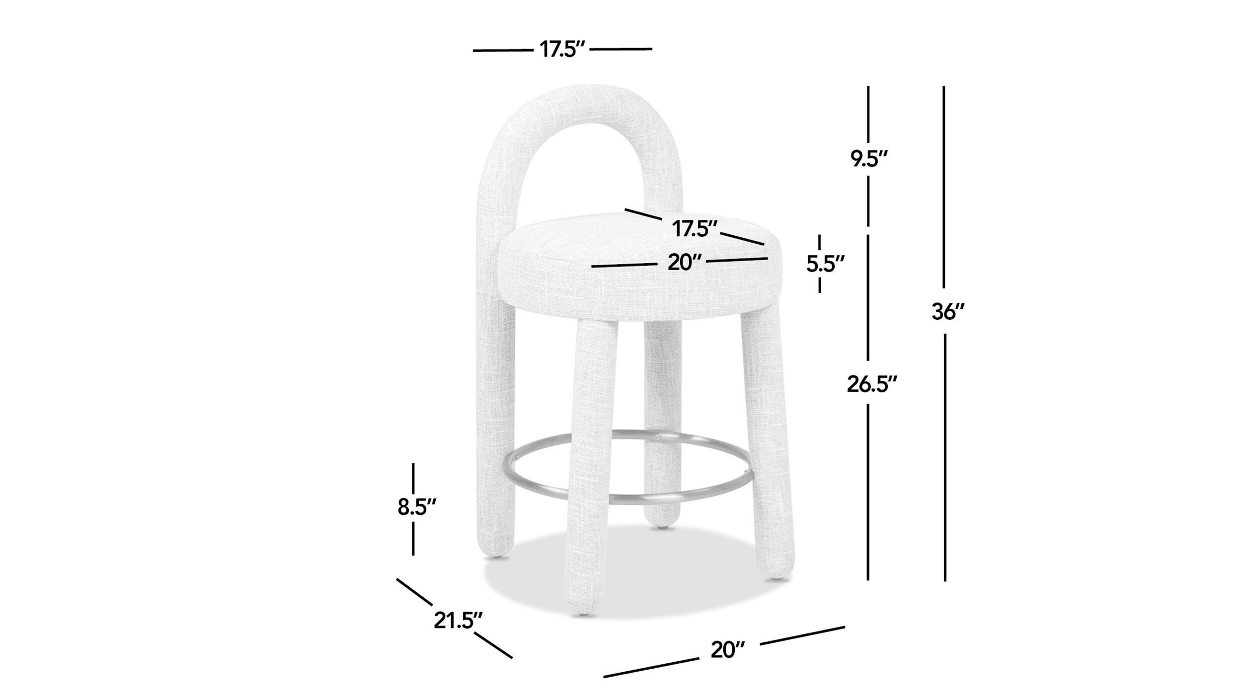 Jennifer Taylor Home Penny Bar Height Bar Stool, , large