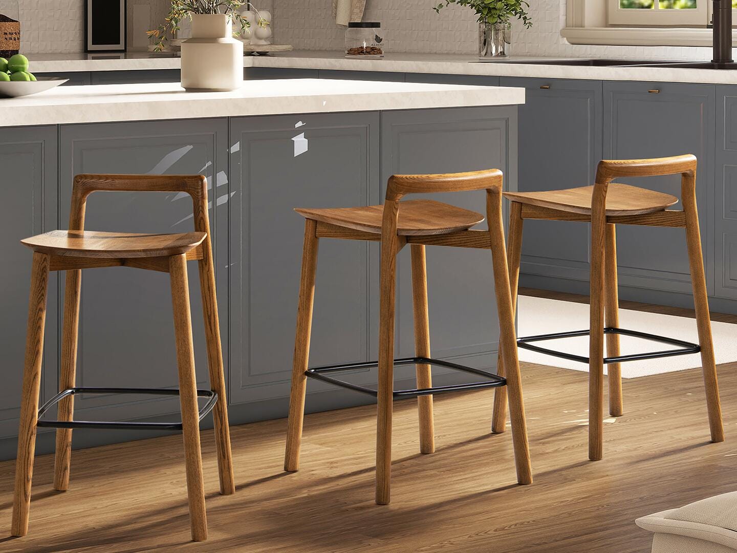 Jennifer Taylor Home Sven Bar Height Bar Stool, , large