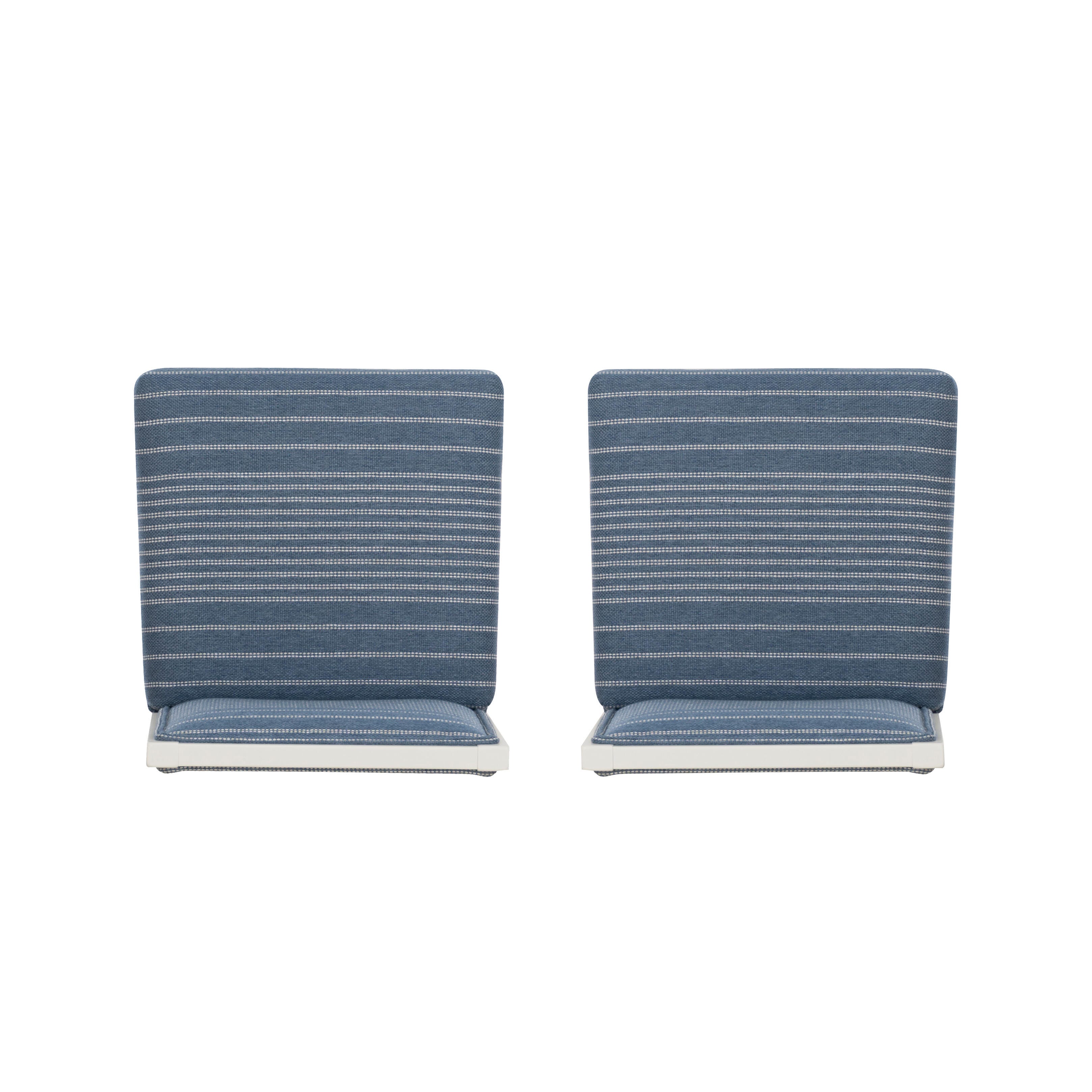 Linon Bobbi Counter Height Barstool (Set of 2), Blue, large