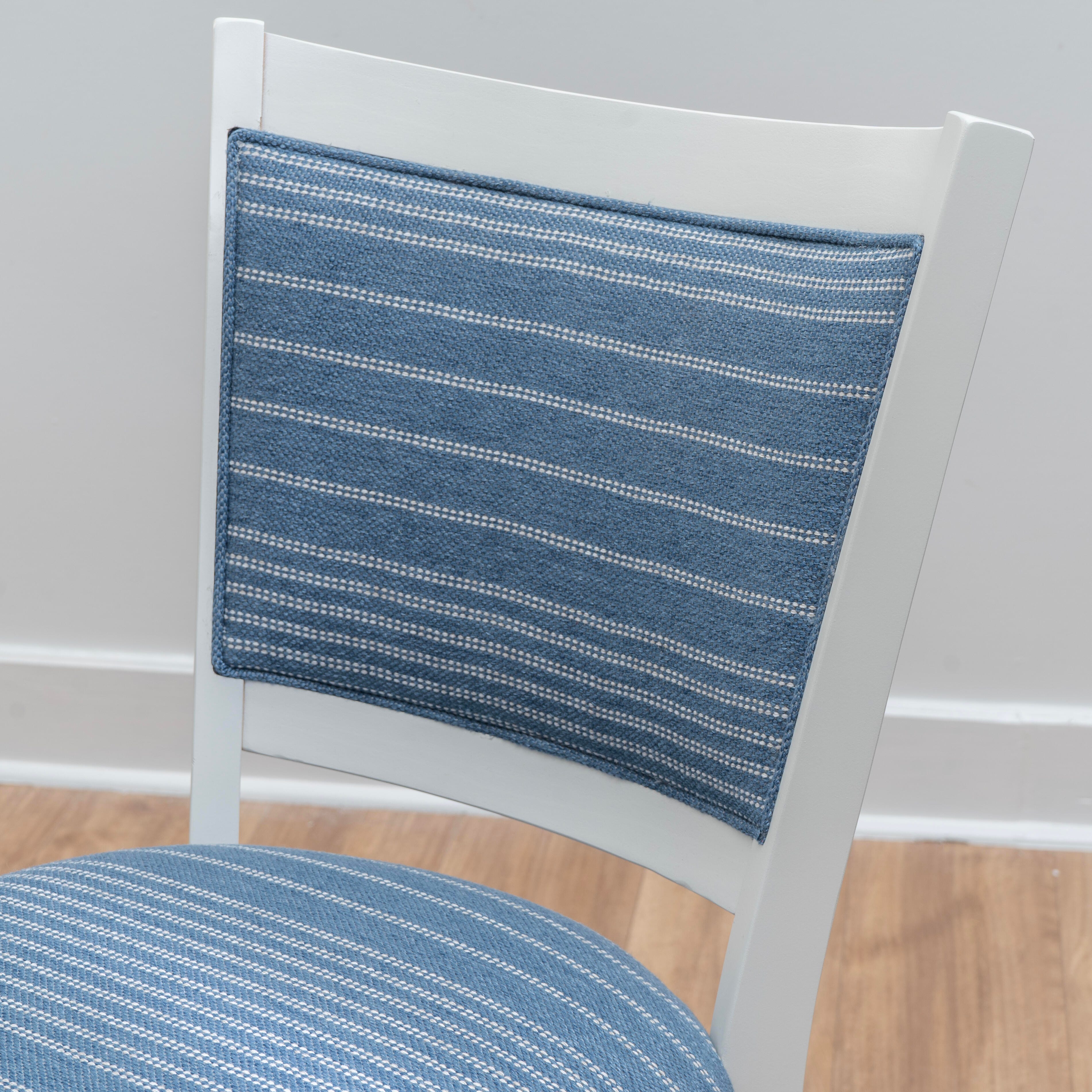 Linon Lanney Side Chair (Set of 2), Blue, large