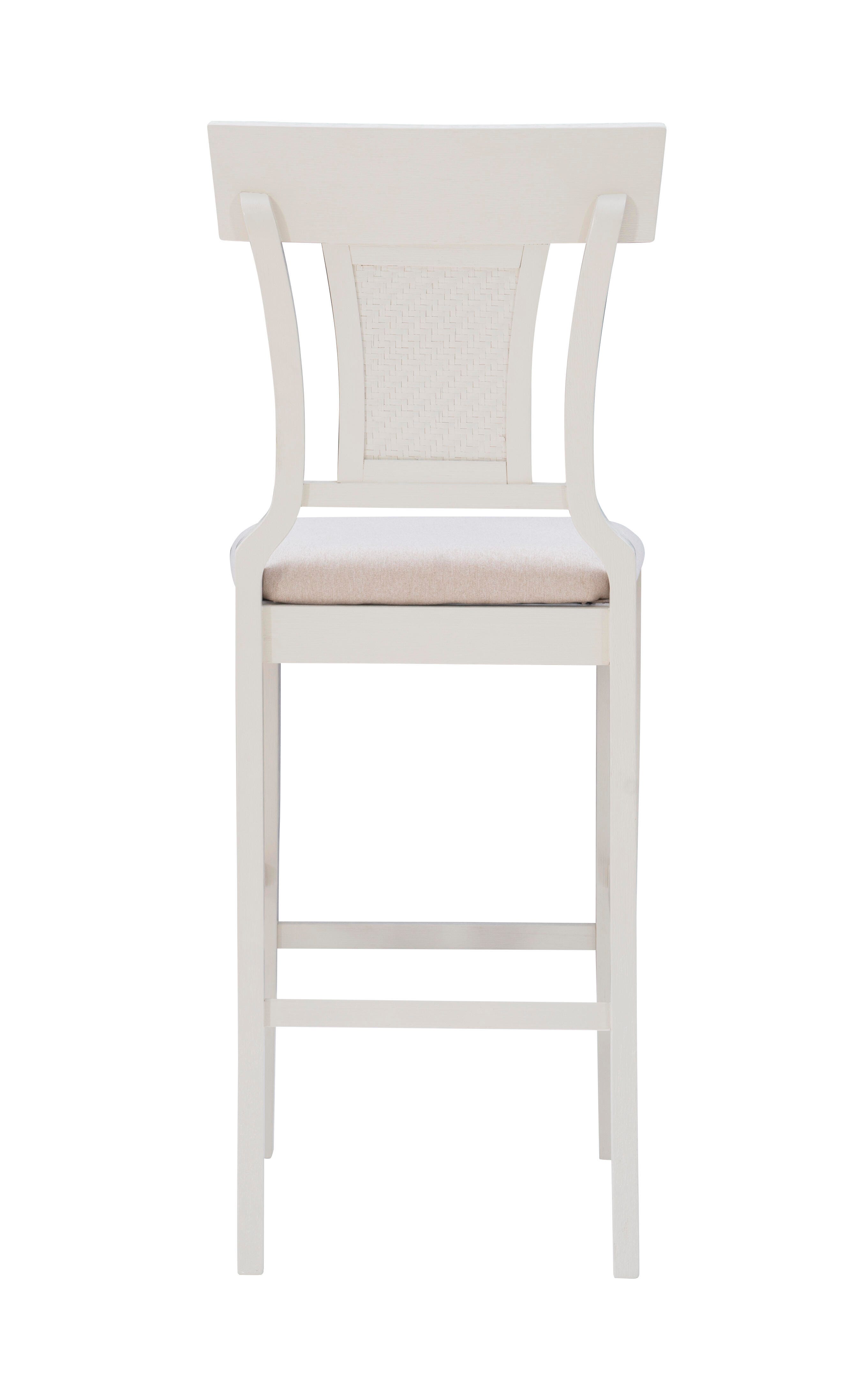 Linon Lina Bar Height Barstool, Beige, large