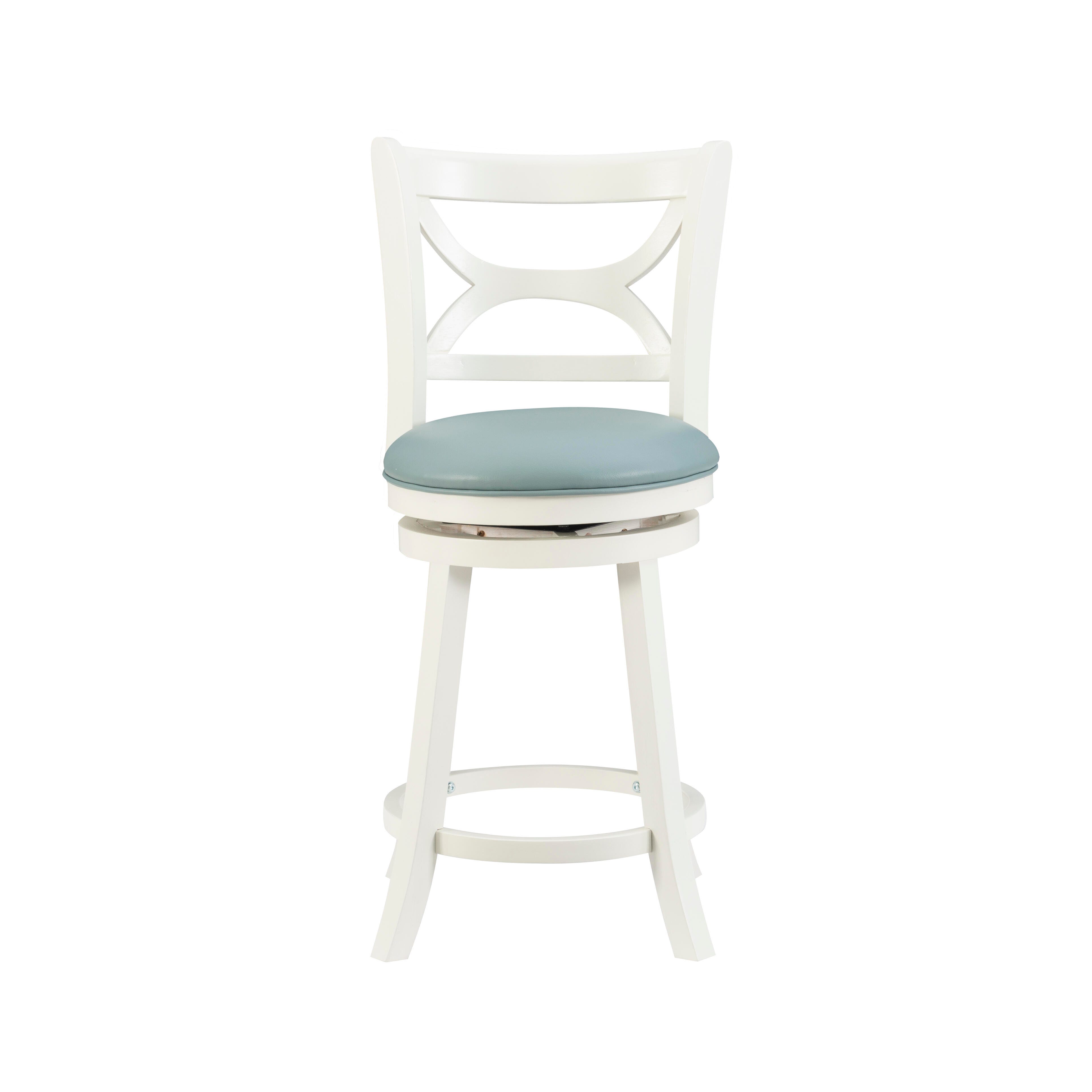 Linon Clinton Counter Height Bar Stool, Blue, large