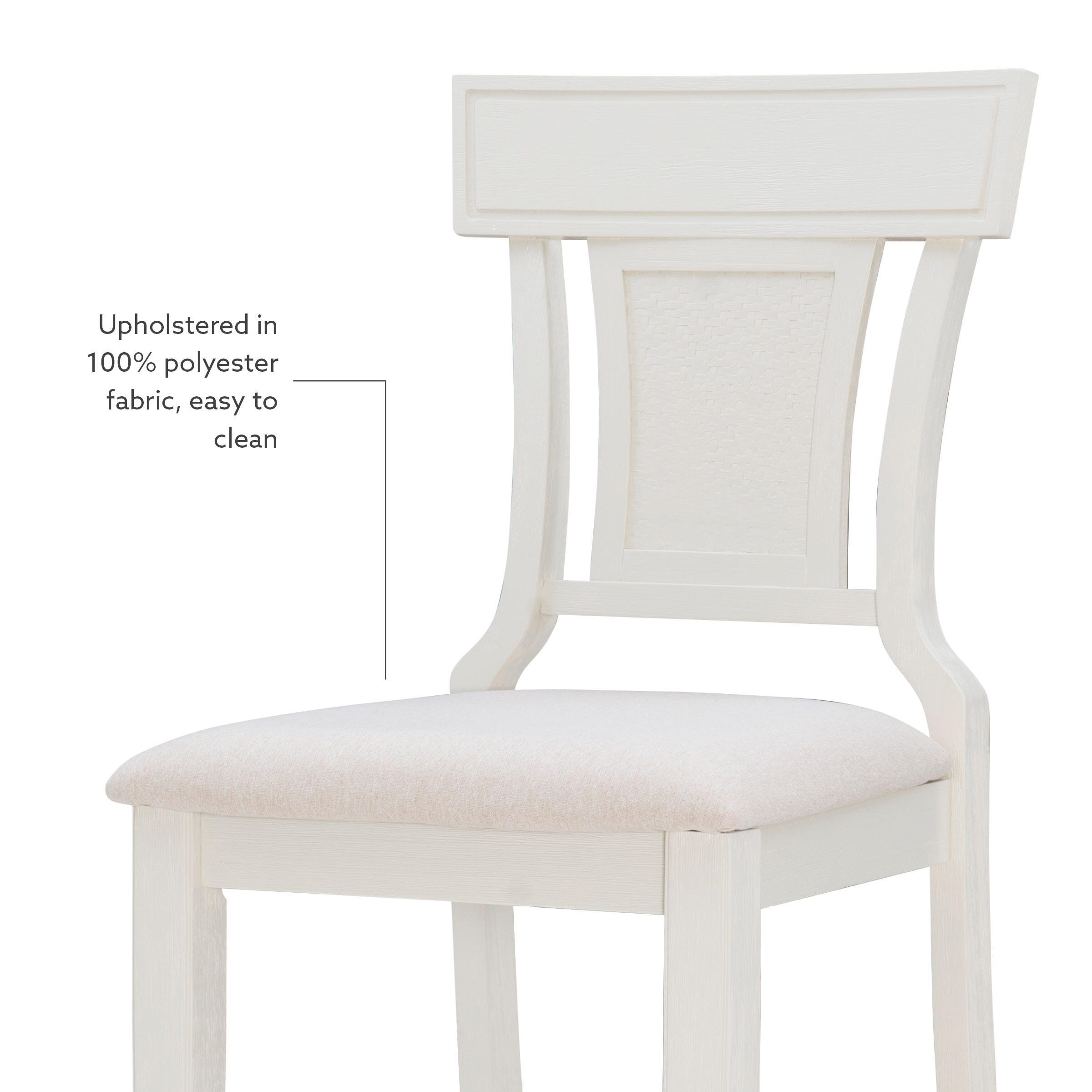 Linon Lina Counter Height Bar Stool, Beige, large