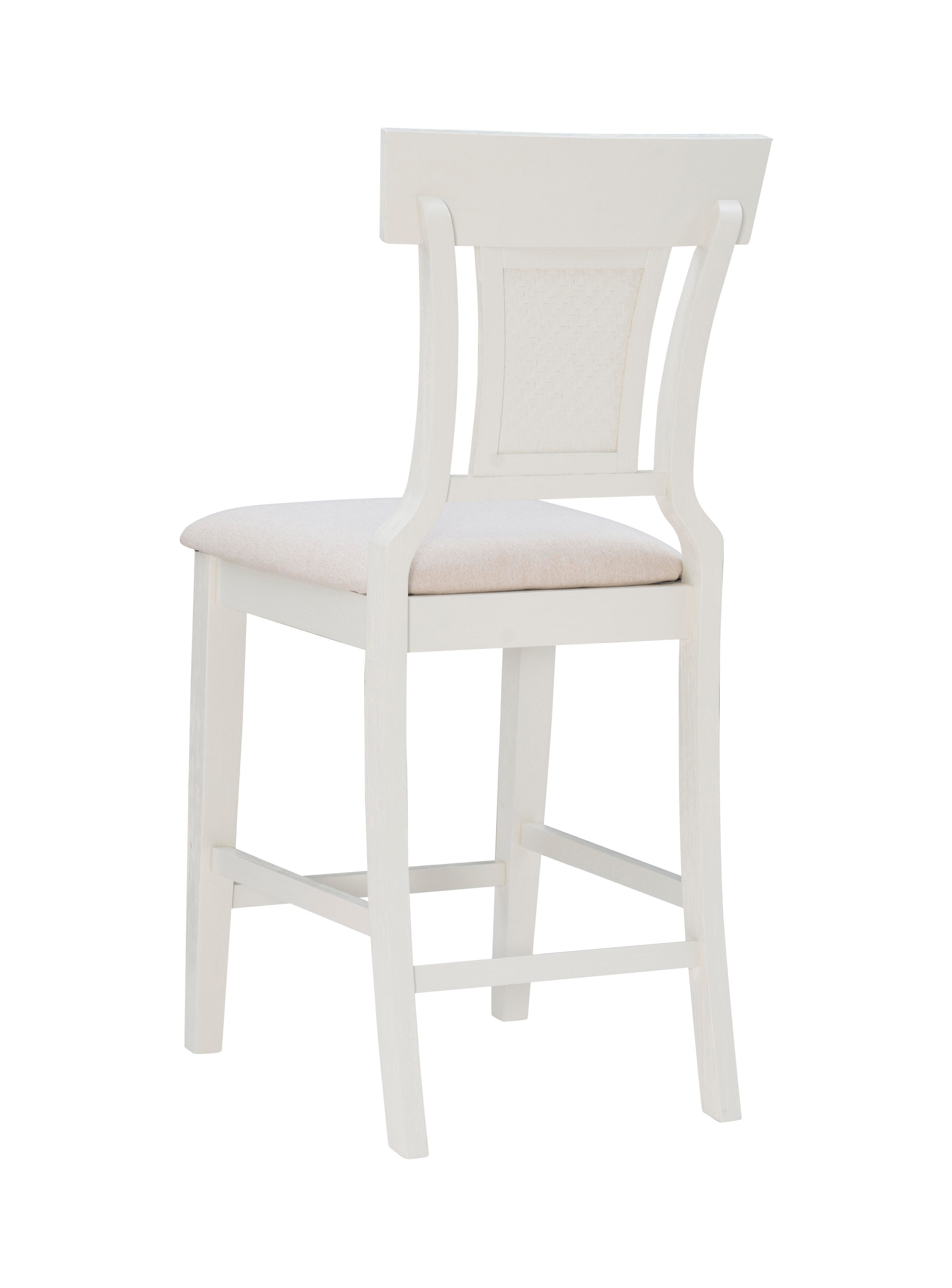 Linon Lina Counter Height Bar Stool, Beige, large