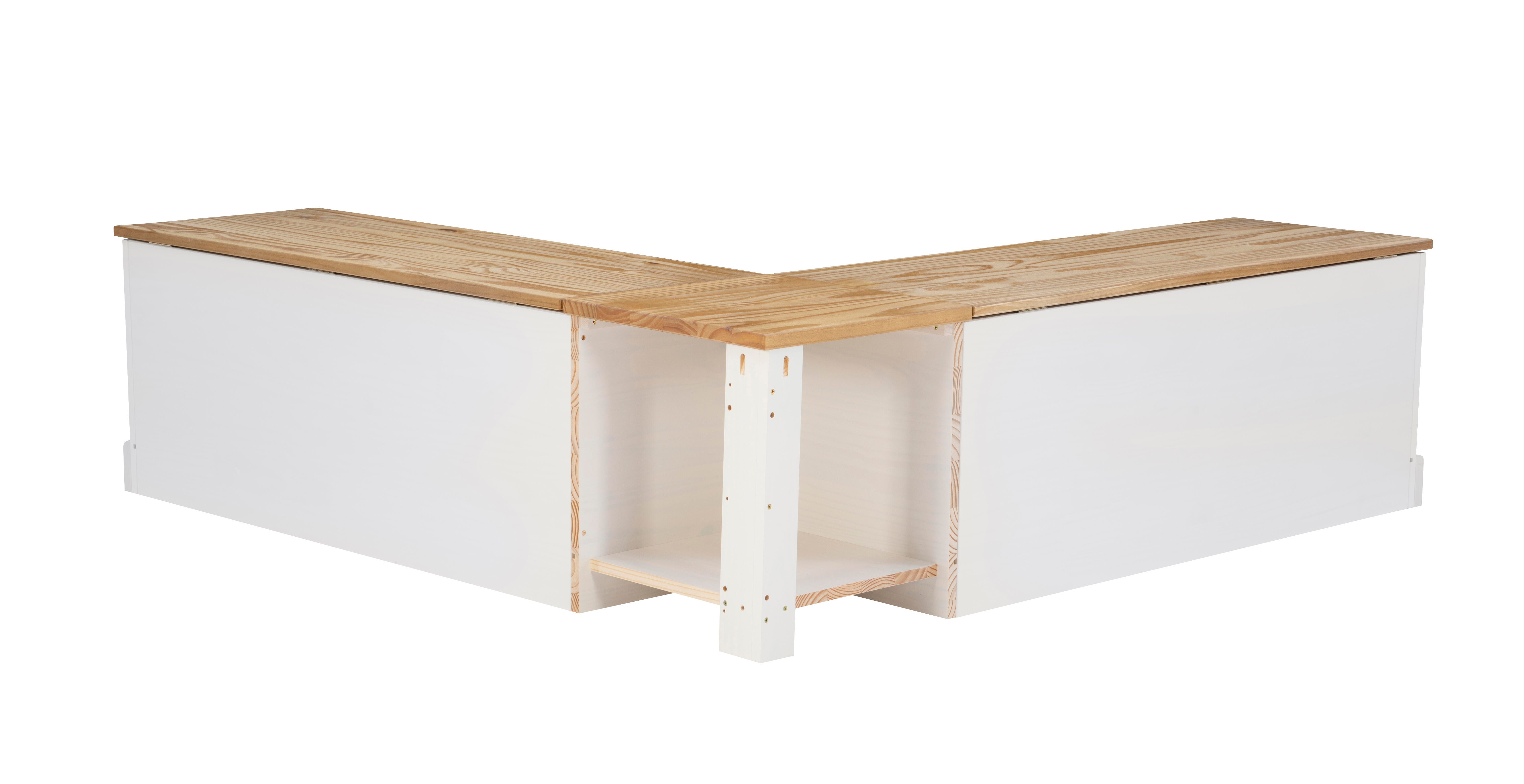 Linon Landin 62" Backless Breakfast Nook, , large