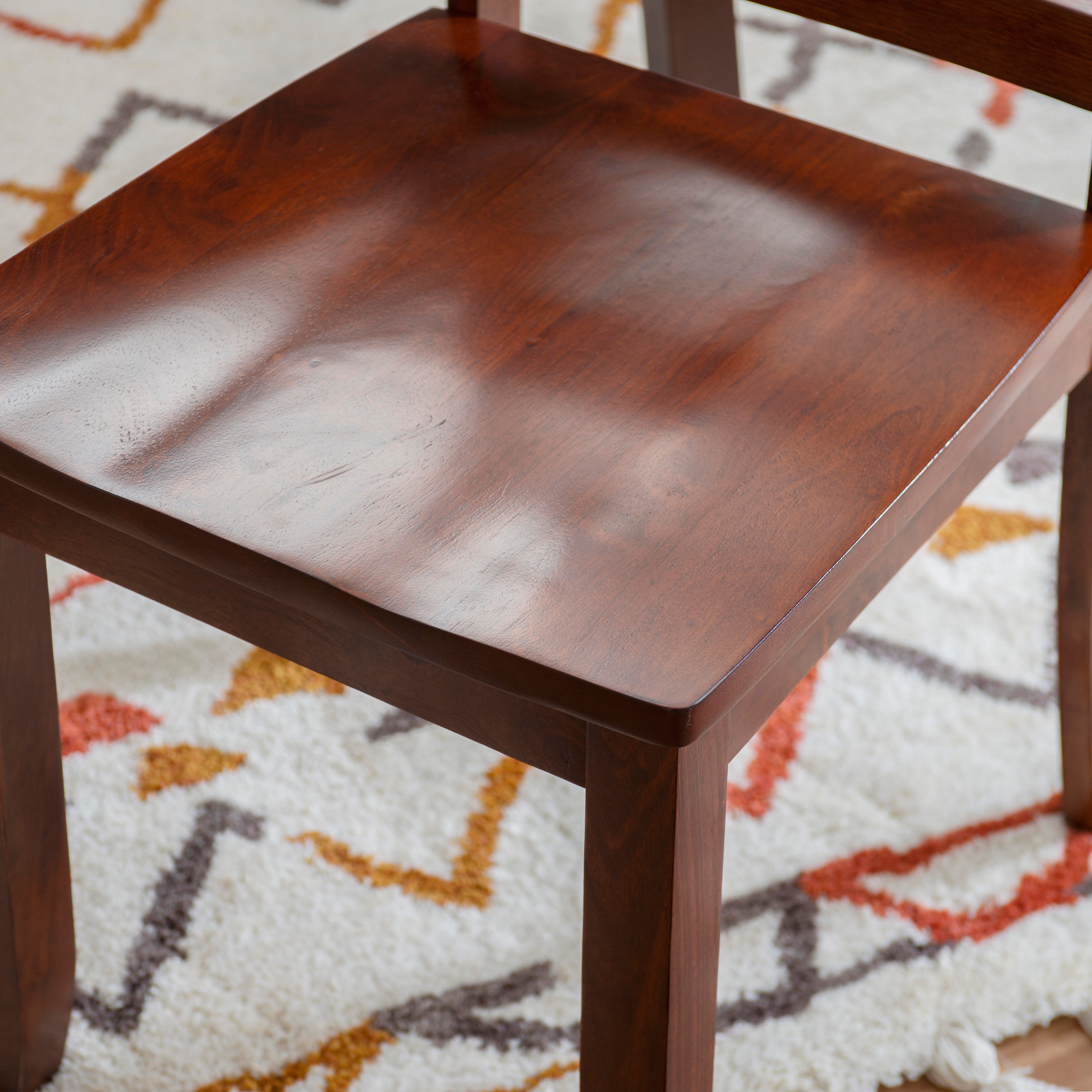 Linon Brendan Dining Table and 2 Chairs, Brown, large