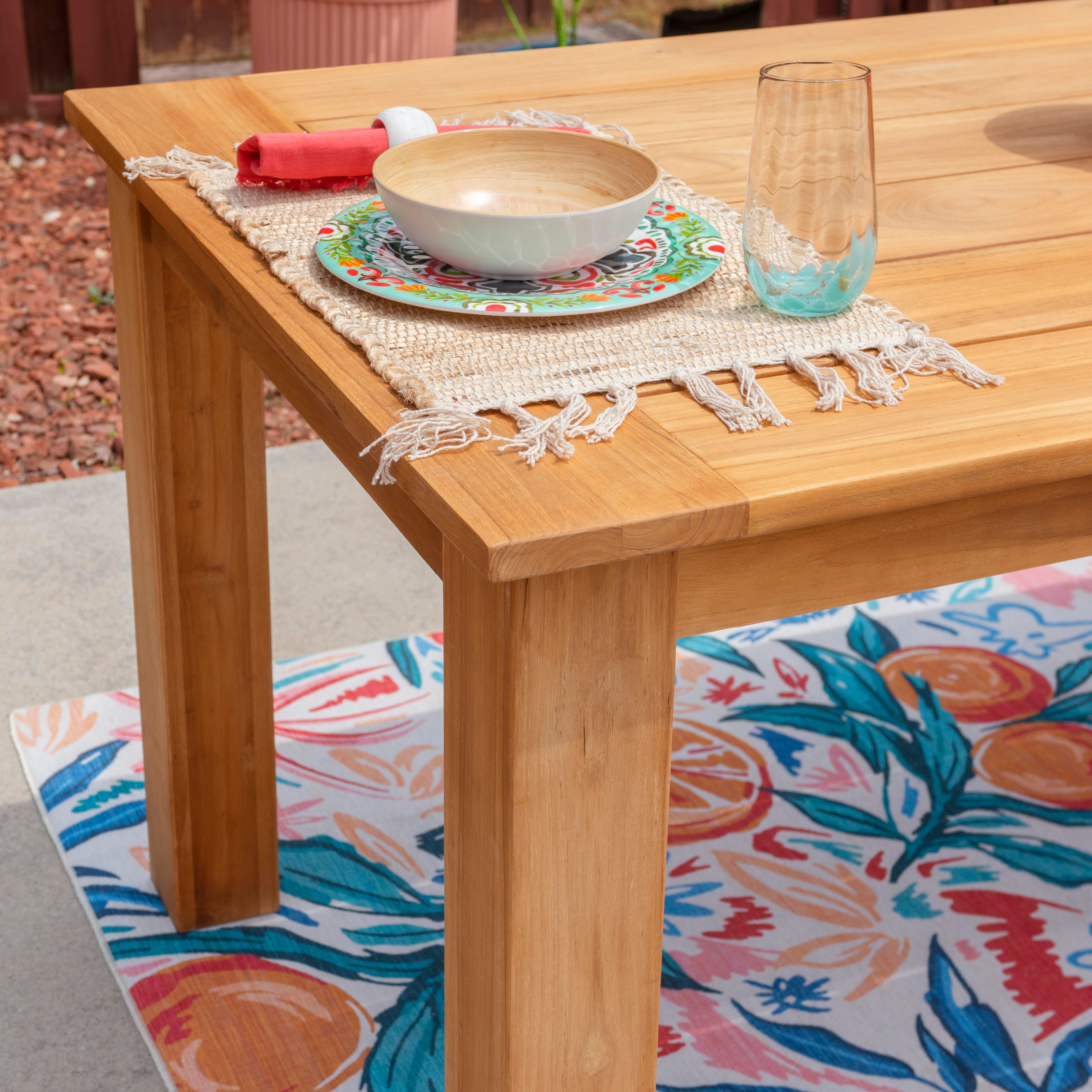 Linon Cary Outdoor Dining Table, , large